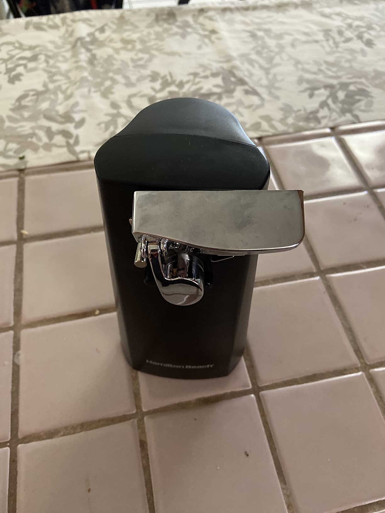 Hamilton Beach Extra-Tall Electric Can Opener Knife Sharpener | Easy-Clean Detachable Cutting Lever & Blade | Cord Storage | Automatic Shutoff | Black | 76702J customer photo 2