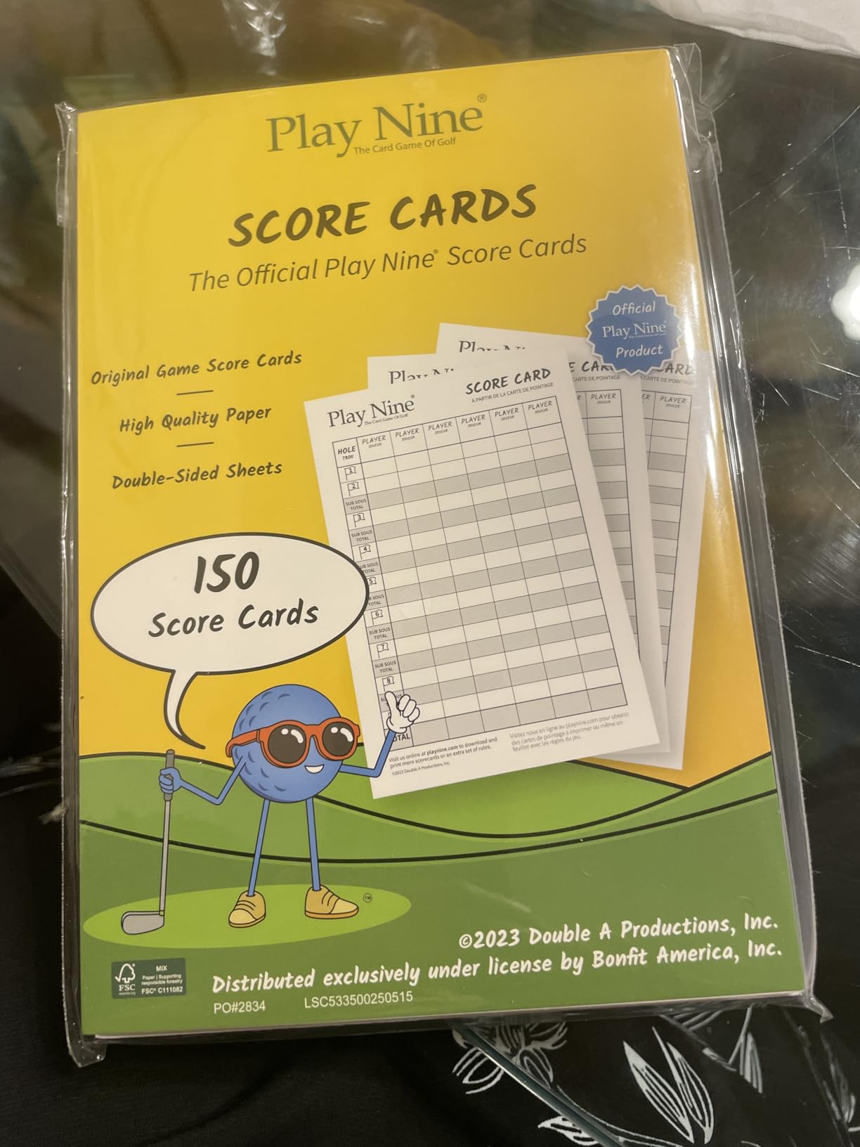 Play Nine Score Cards - 3 Pack customer photo 1