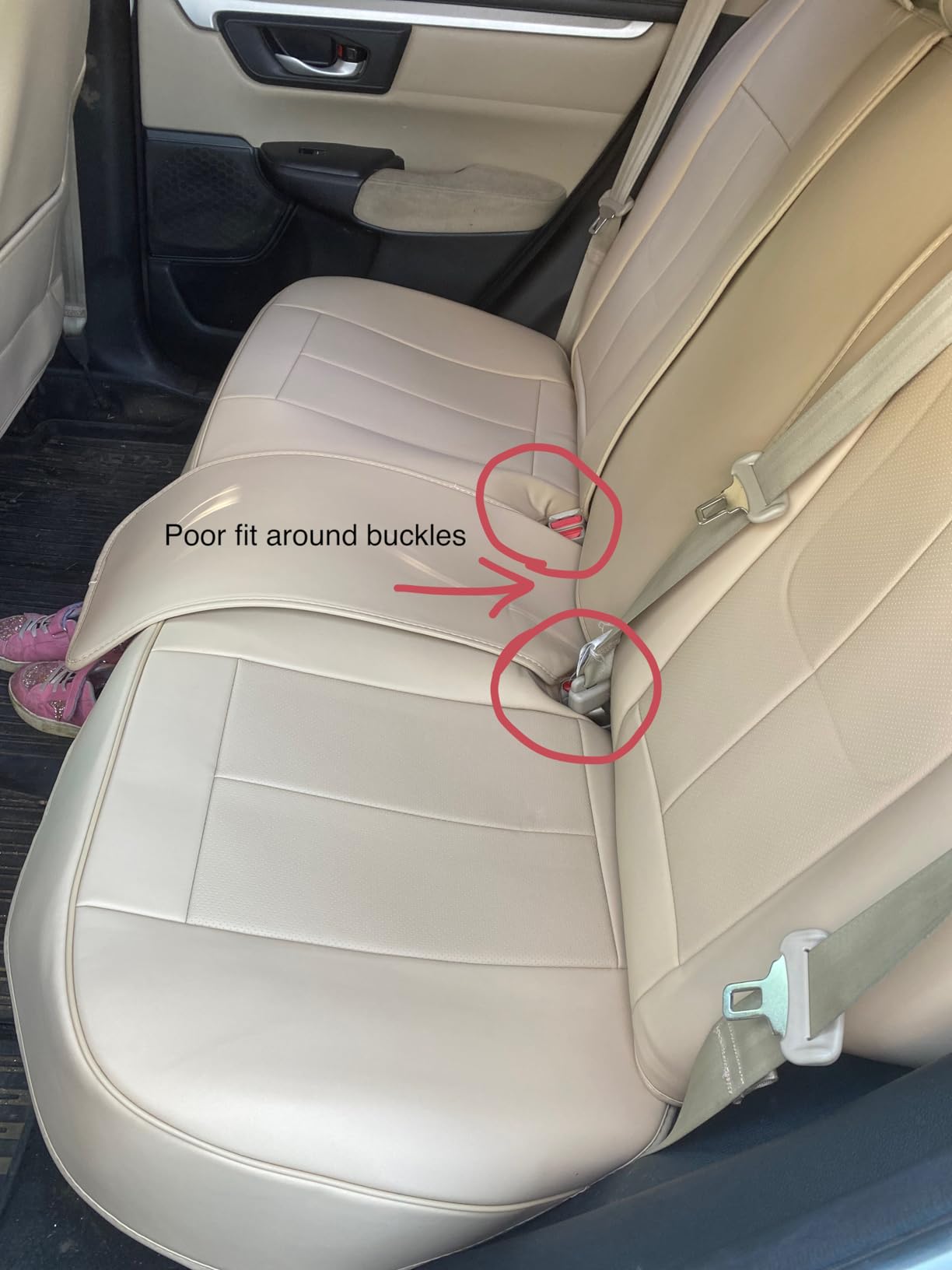 Coverado Car Seat Covers, Seat Covers for Cars, Waterproof Leather Auto Seat Protectors, Leather Car Seat Cushion, Car Interiors Accessories Universal Fit for Most Cars customer photo 2
