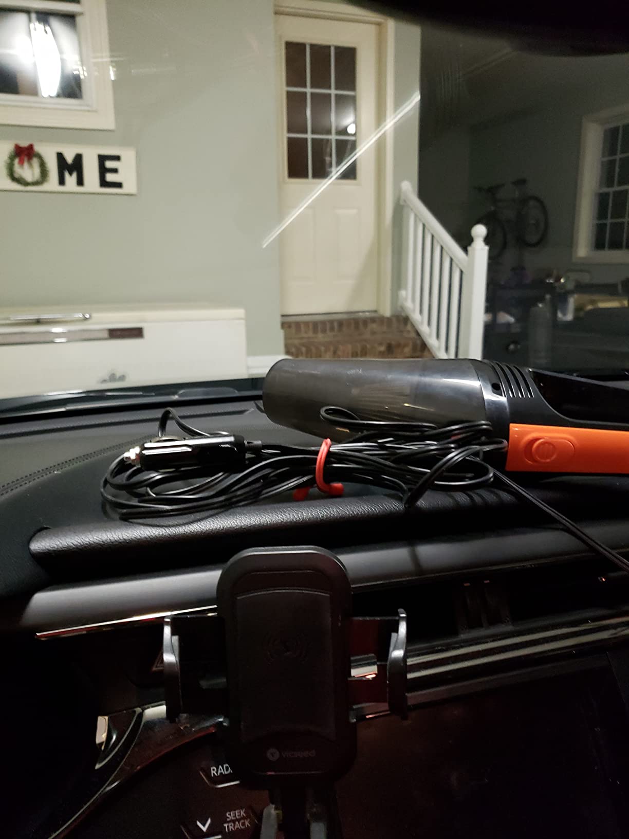 Car Vacuum Cleaner High Power 8000PA, 12V Corded Plug in Handheld | Portable 16.4 Ft Cord Reaches Every Seat, LED Light for Dark Footwells - Attachments for Detailing Trunks, Mats, and Crevices customer photo 2