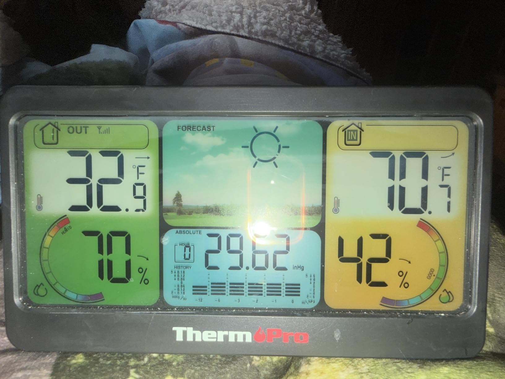 TempPro TP280 1000FT Home Weather Stations Wireless Indoor Outdoor Thermometer, Weather Stations with Accurate Sensor, Inside Outside Weather Thermometer Barometer with Forecast (Previously ThermoPro) customer photo 1