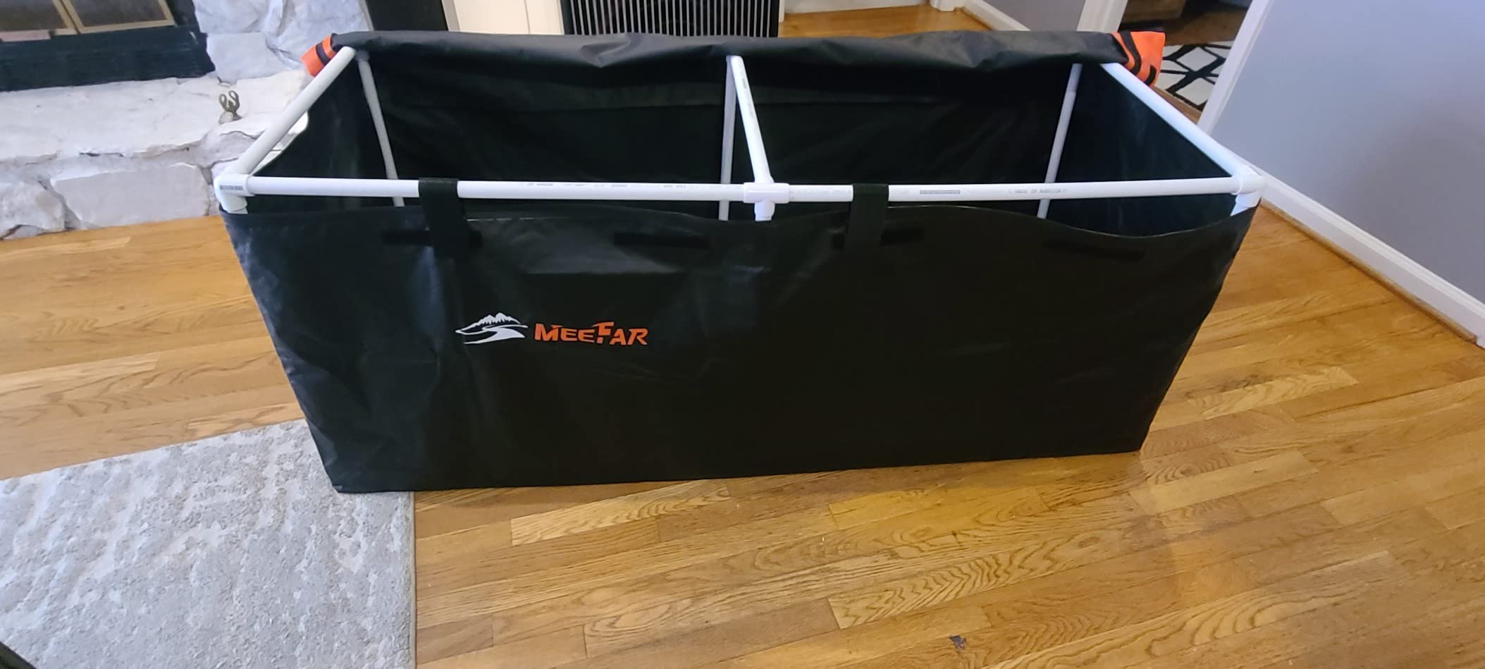Car Roof Bag Rooftop Cargo Carrier Bag Waterproof 21 Cubic Feet roof Cargo | Soft Shell Luggage rack bag for All Vehicle with/Without Rack, Includes Anti-Slip Mat, 10 Reinforced Straps, 6 Door Hooks, Lock customer photo 2