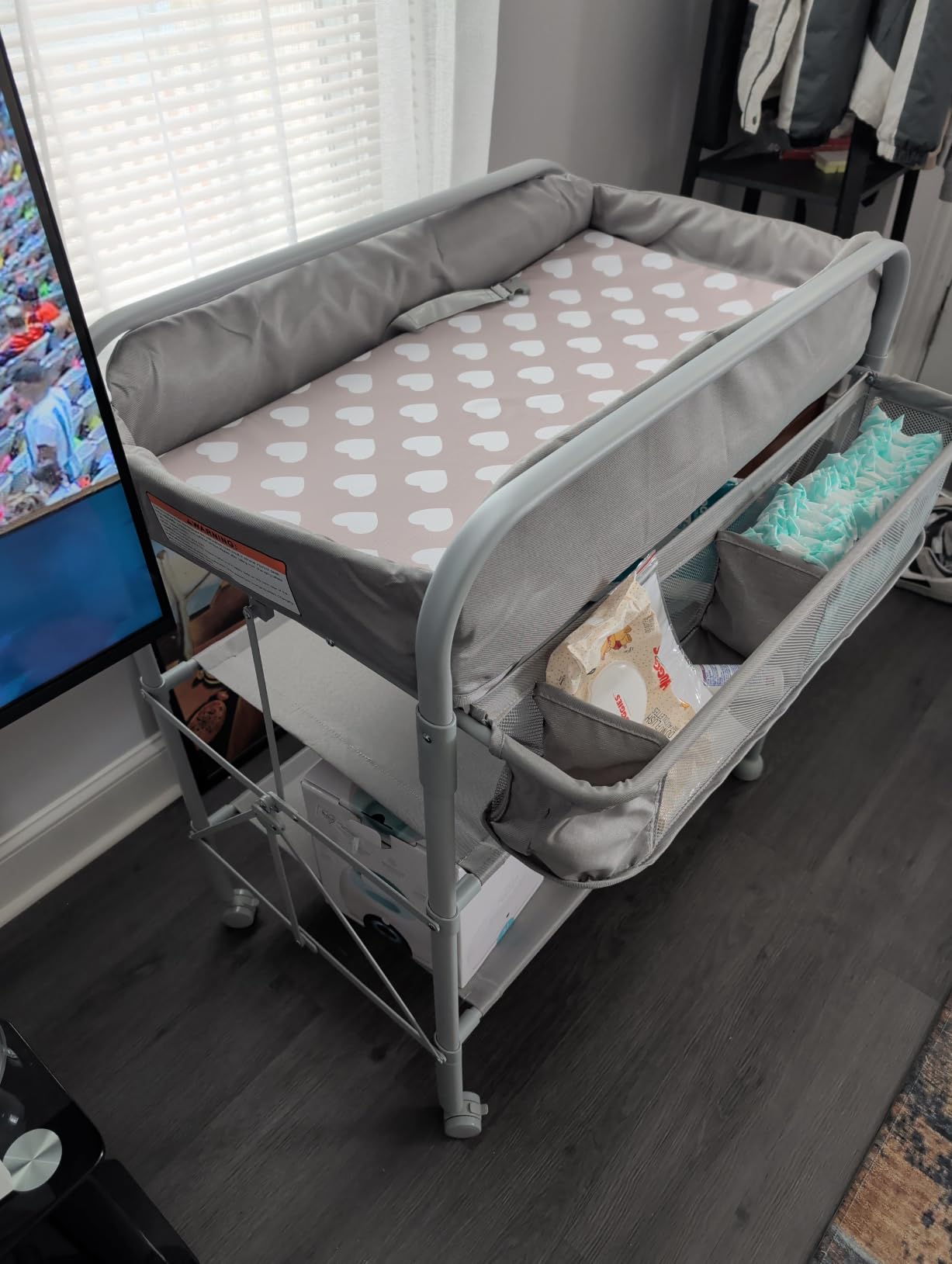 BEKA Diaper Changing Station, Portable Baby Changing Table with 4-Level Height customer photo 1