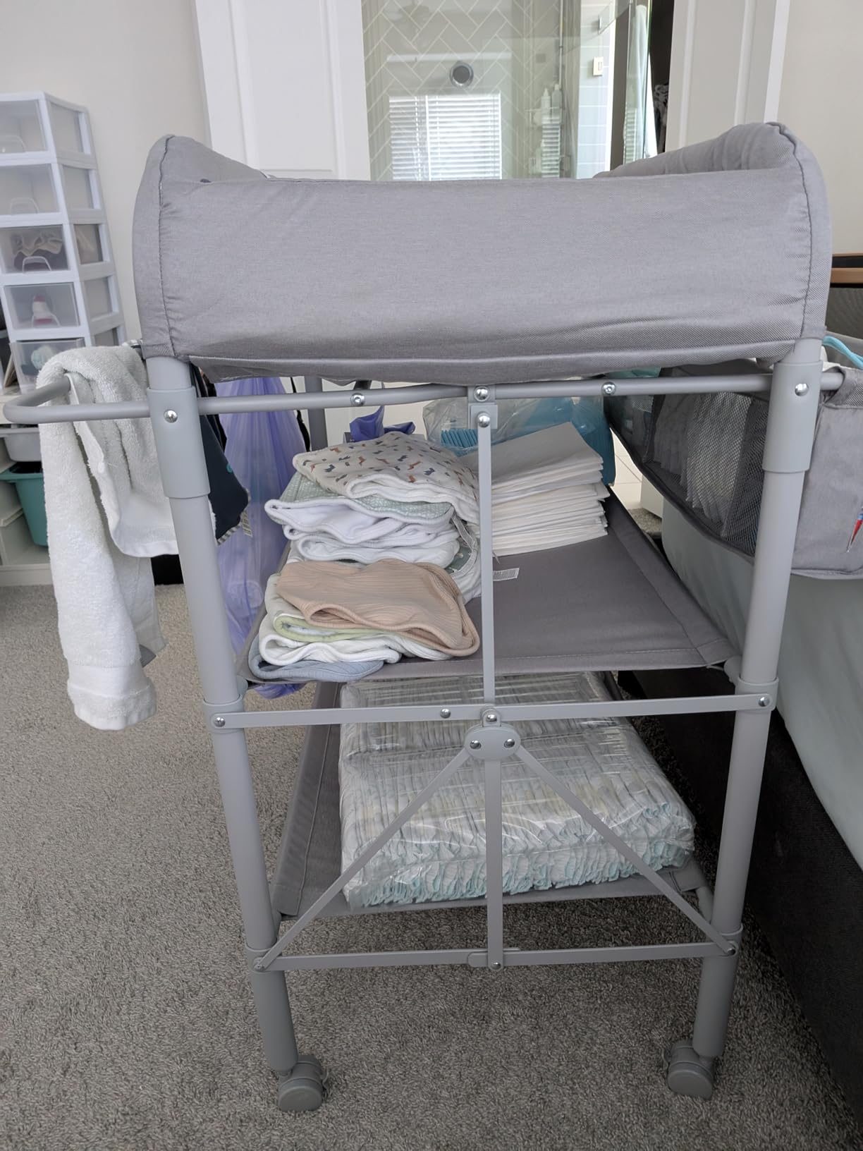 BEKA Diaper Changing Station, Portable Baby Changing Table with 4-Level Height customer photo 2