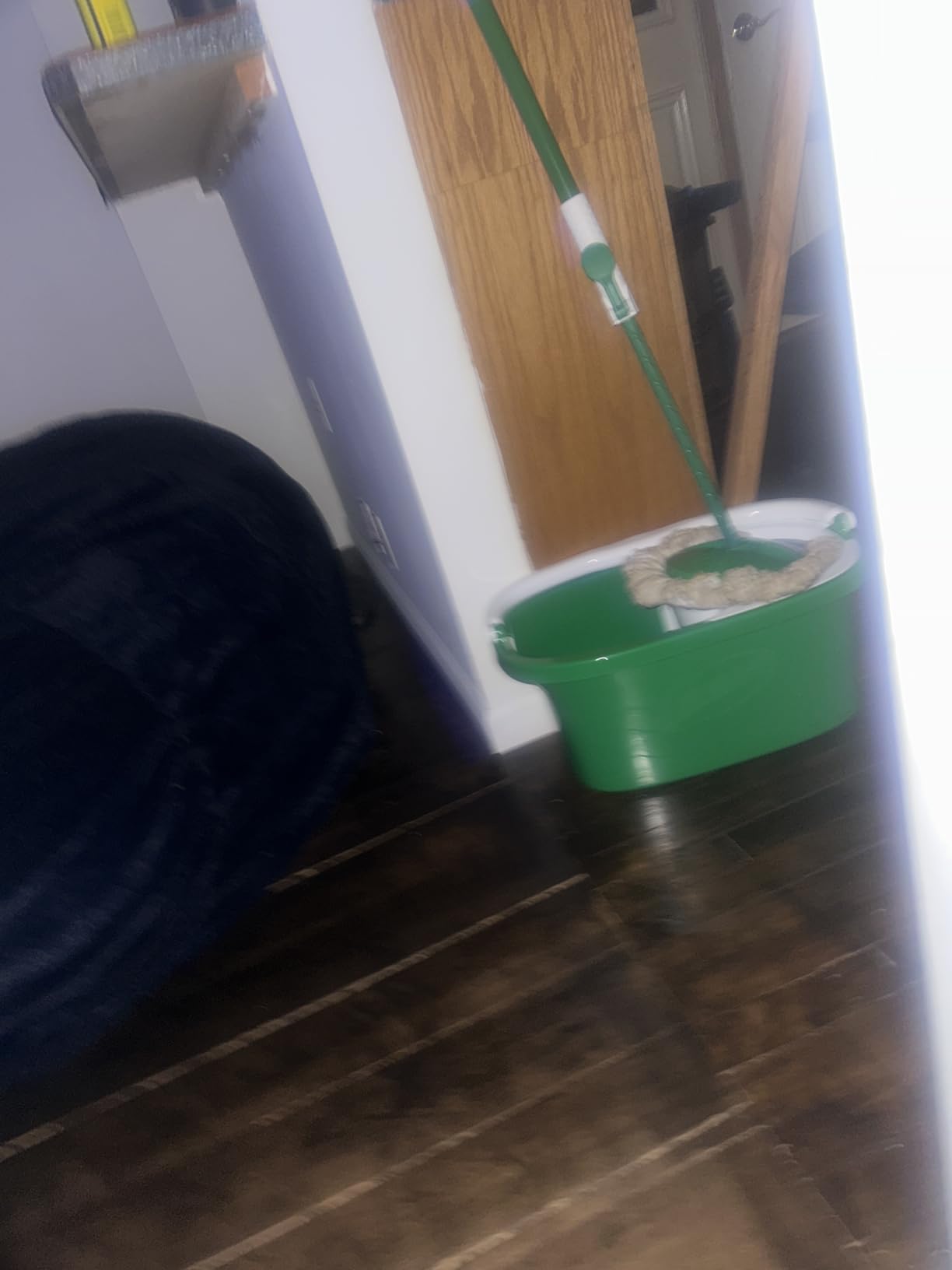 Libman Tornado Spin Mop System and 1 Refill, Mop and Bucket with Wringer Set for Hardwood Floor Cleaning, 2 Total Heads Included customer photo 1