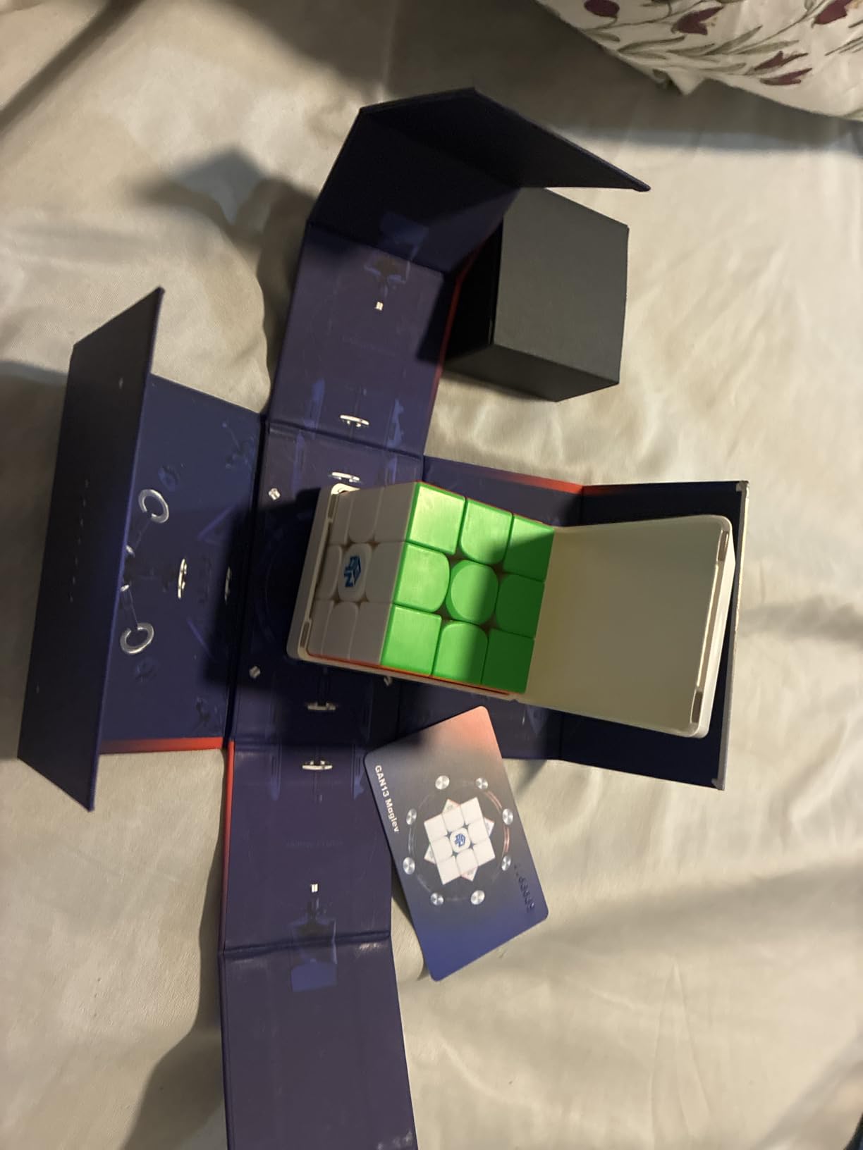GAN 13 Maglev Frosted Coated, Magnetic Speed Cube 3x3 Stickerless 56mm Magnets Magic Cube Puzzle Toys, GAN Flagship customer photo 1