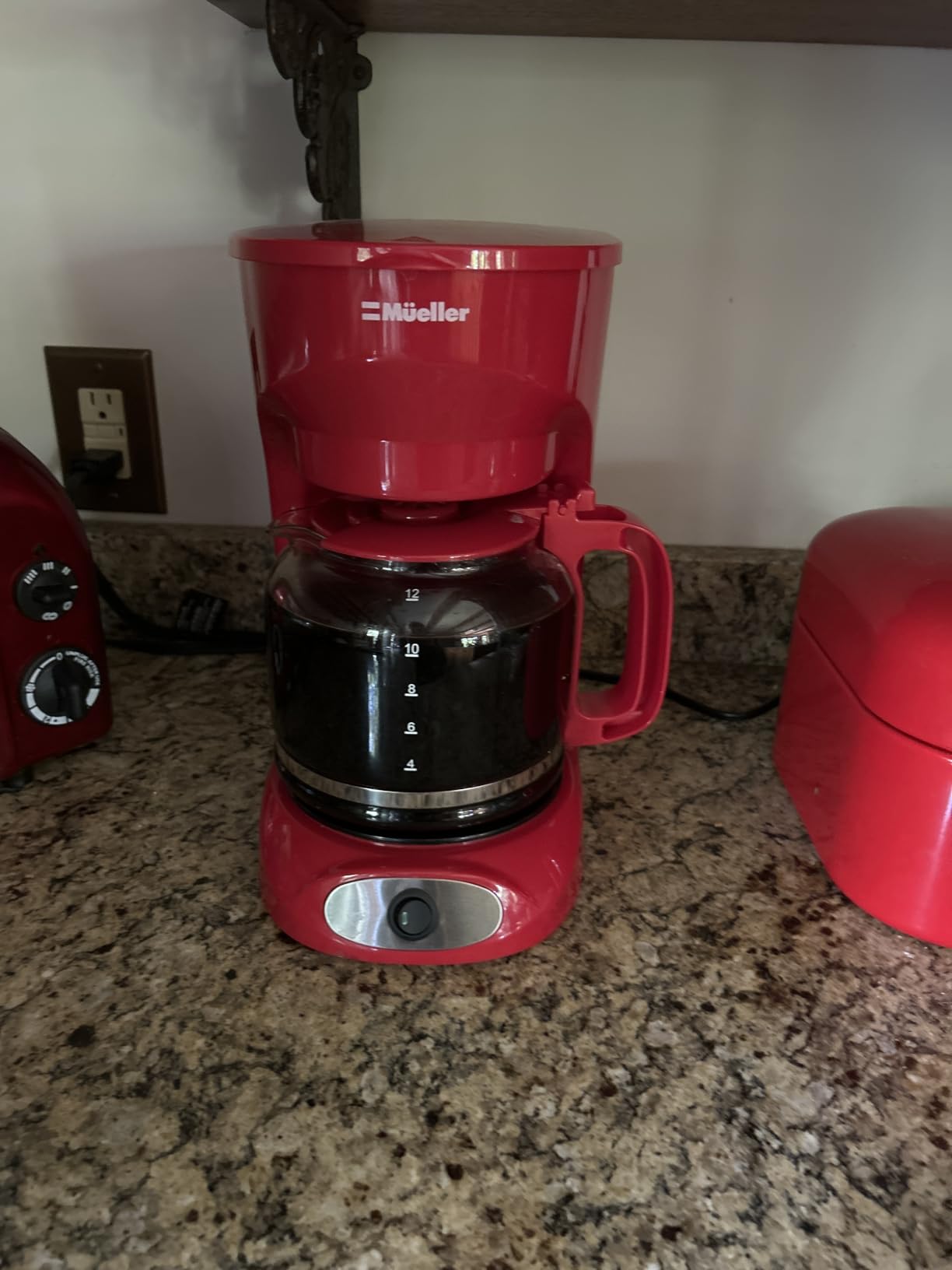 Mueller 12-Cup Drip Coffee Maker - Borosilicate Carafe, Auto-Off, Reusable Filter, Anti-Drip, Keep-Warm Function, Clear Water Level Window Coffee Machine, Kitchen Essentials & Accessories customer photo 2