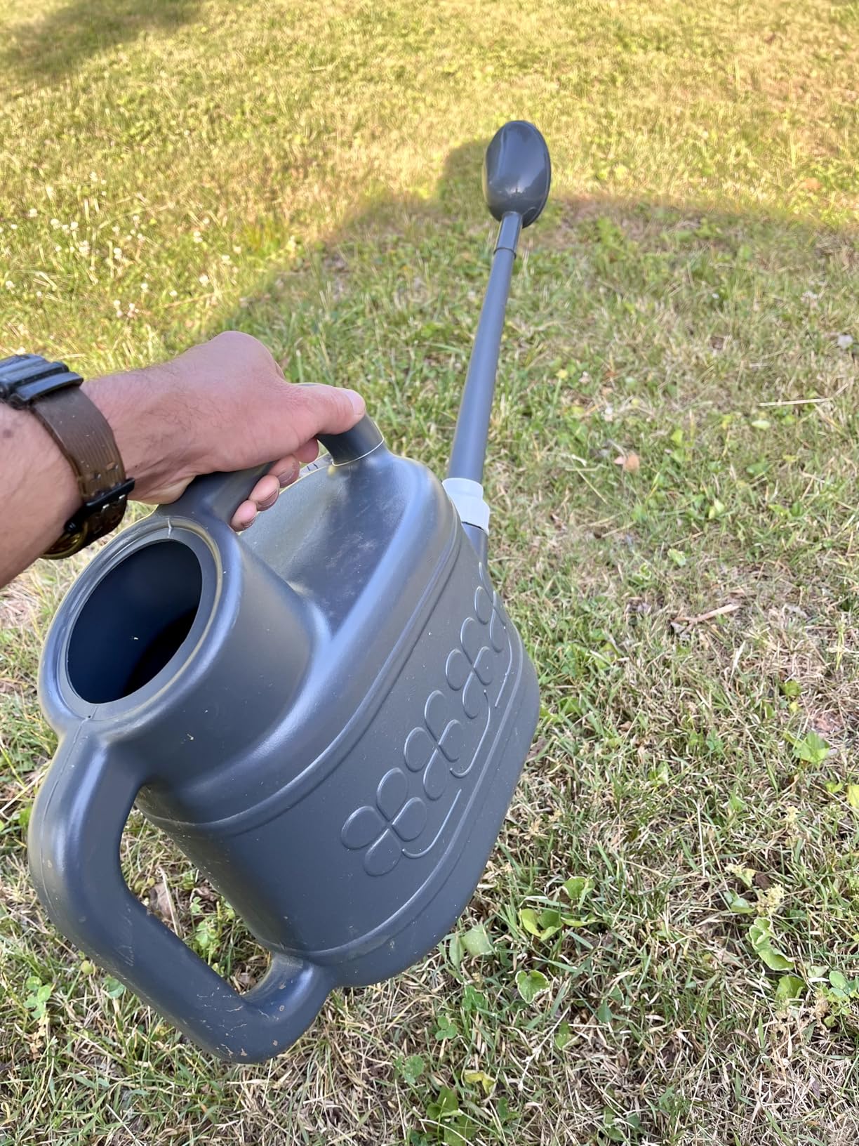 2 Gallon Watering Can, Garden Watering Can Outdoor, Plant Water Can with Removable Long Spout and Stainless Steel Sprinkler Head, Large Plastic Outdoor Watering Cans for Gardening Flower Plants customer photo 2