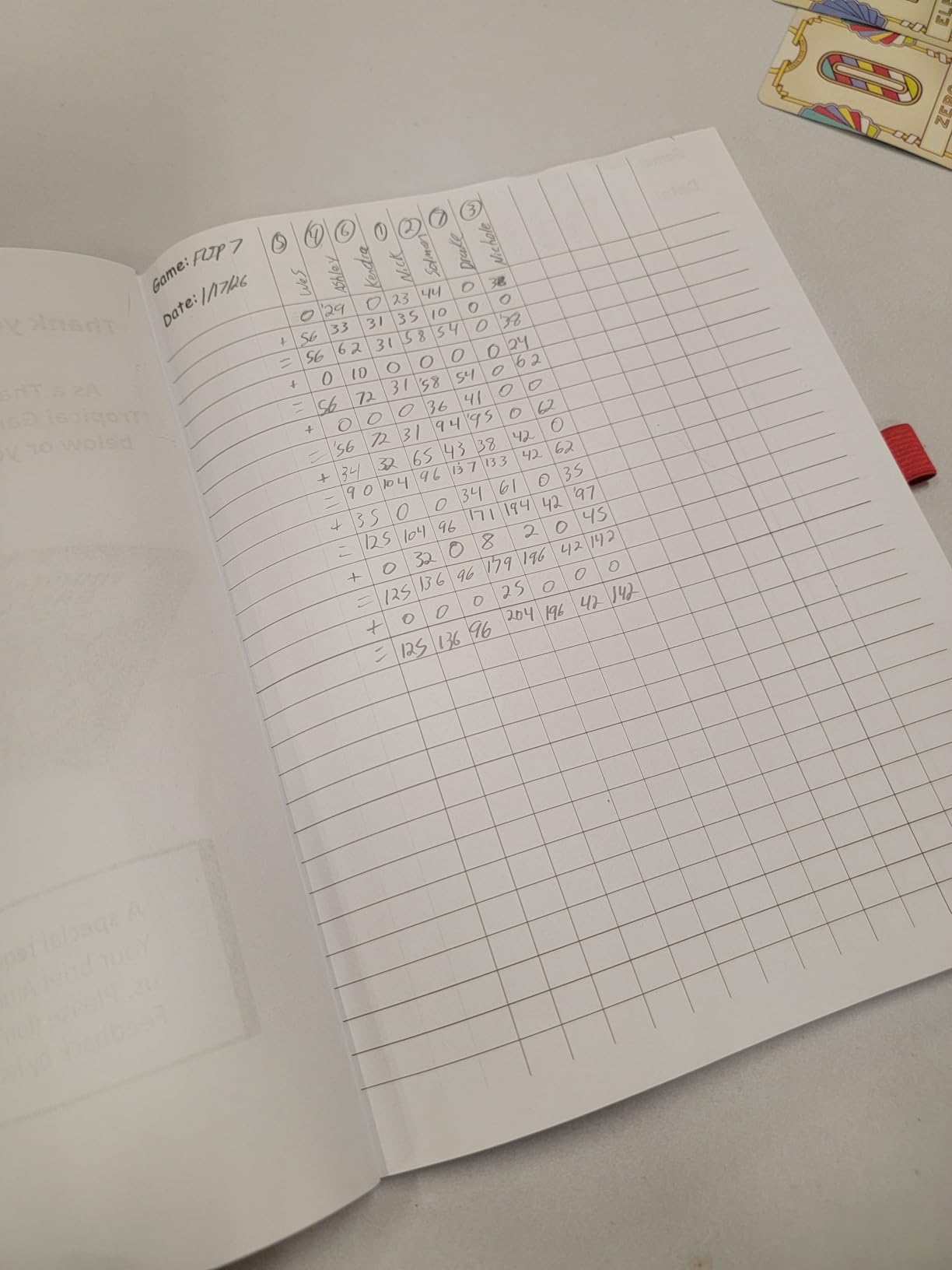 Game Night Score Pads: 130 Large Score Keeping Journal Notebook | Simple Gaming Log For Many Family Games | Blank Score Sheets customer photo 1