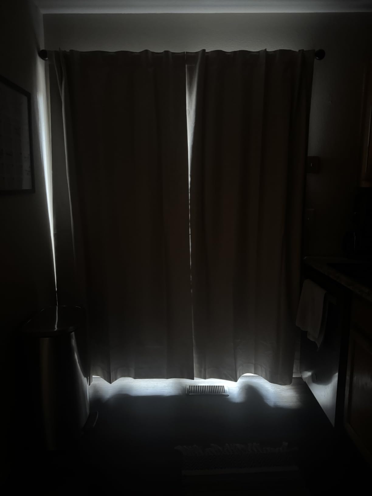 Linen Textured Total Blackout Curtains for Bedroom 84 Inches Long, Cream | 100% Blackout Shield, Back Tab/Rod Pocket Living Room Drapes, Thermal Insulated Blackout Curtains 2 Panels Set customer photo 1
