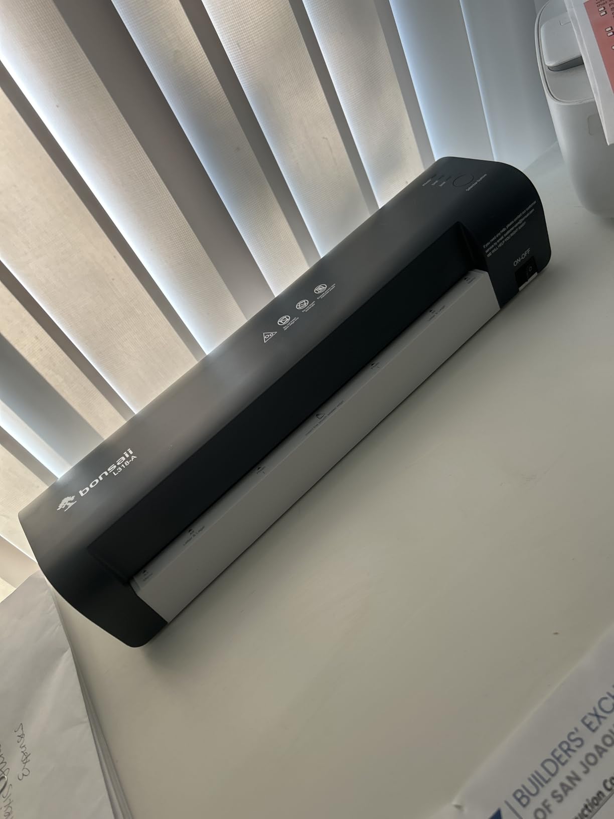 Bonsaii 13-Inch Thermal Laminator Machine with Upgraded Jam-Free Tech customer photo 1