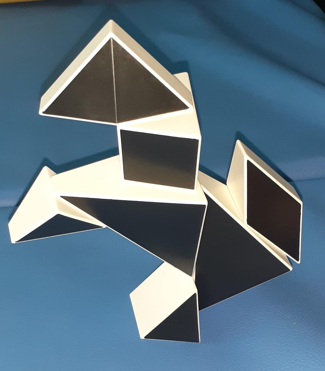 Pickagram Tangram 3D Magnetic Puzzle for Kids (8-12), Adults & Seniors | STEM Certified Fidget Puzzle - Magnetic Pattern Blocks for Cognitive Development, Creativity & Focus - Random Mix customer photo 1