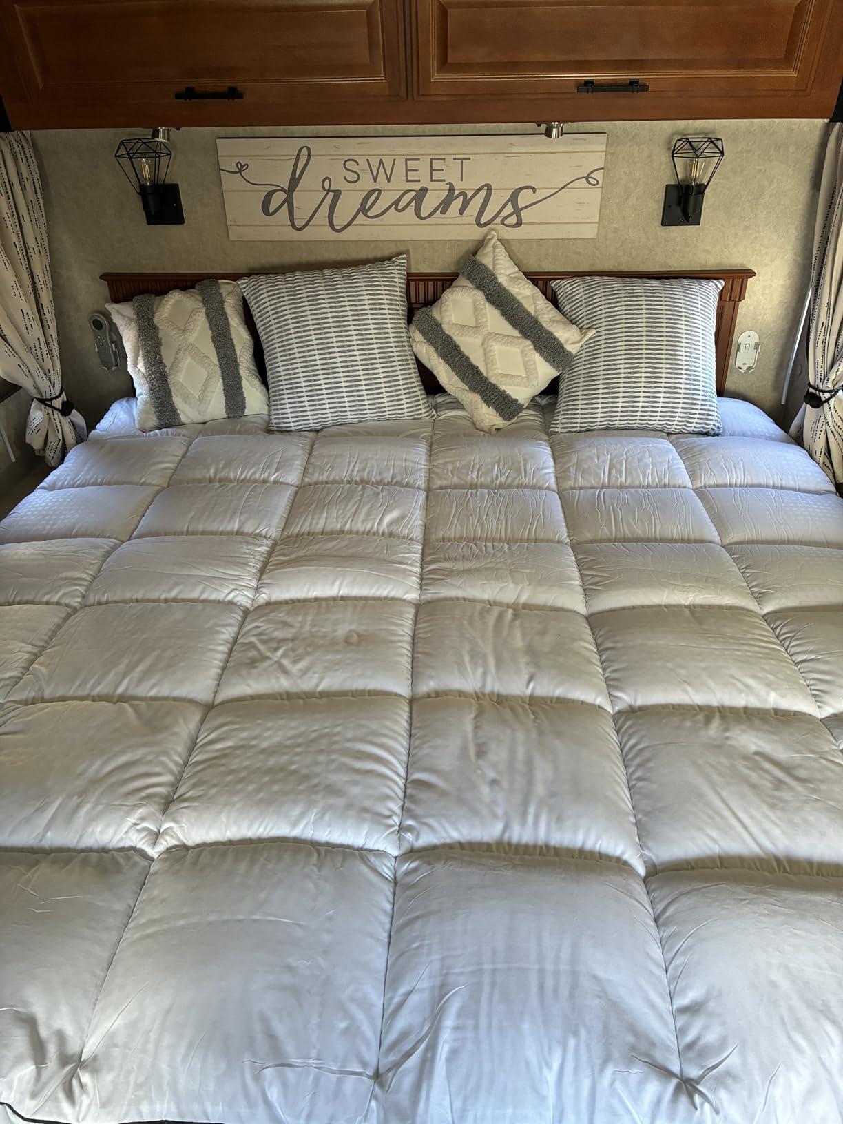 MASVIS Queen Size Dual Layer 4 Inch Memory Foam Mattress Topper customer photo 1
