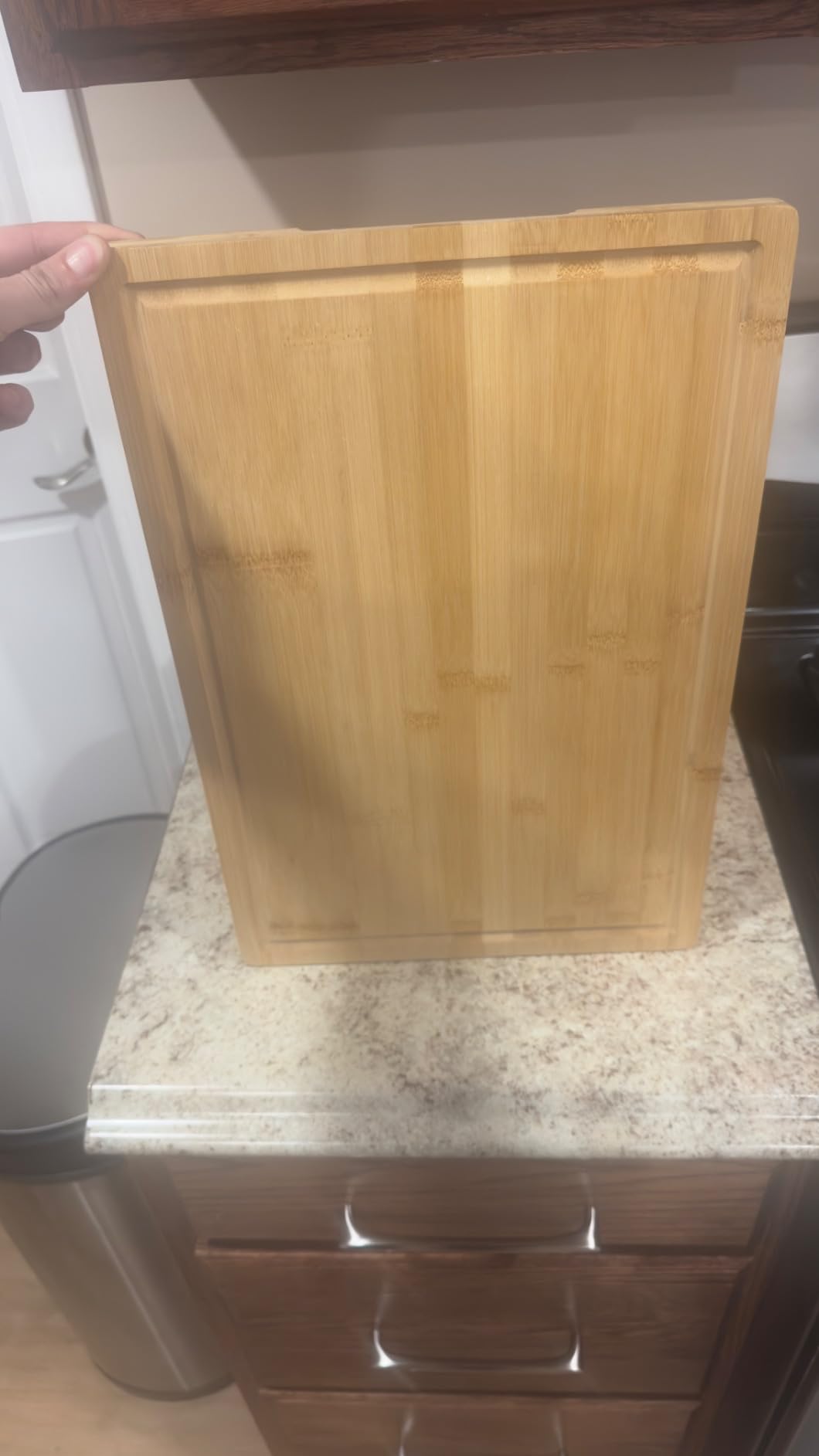 Allsum Large Bamboo Wood Cutting Boards for Kitchen, 1