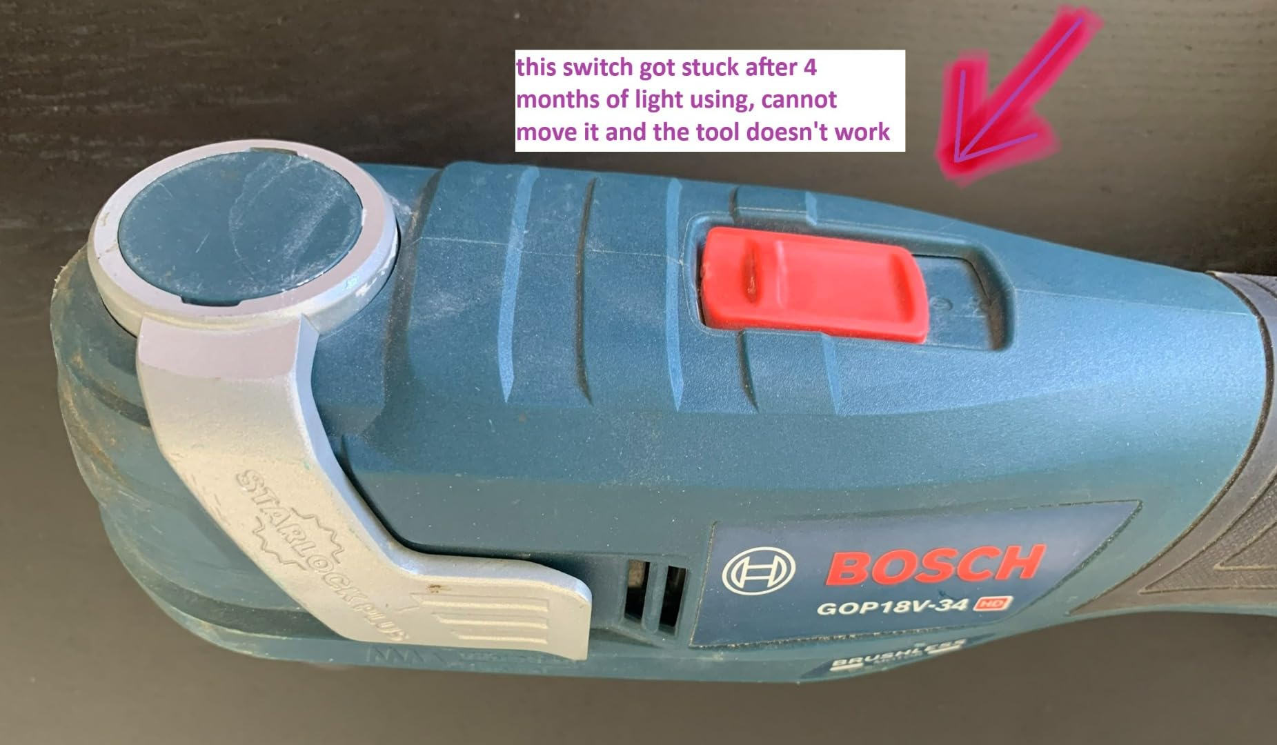 Bosch GOP18V-34N 18V Brushless StarlockPlus® Oscillating Multi-Tool (Bare Tool) customer photo 1
