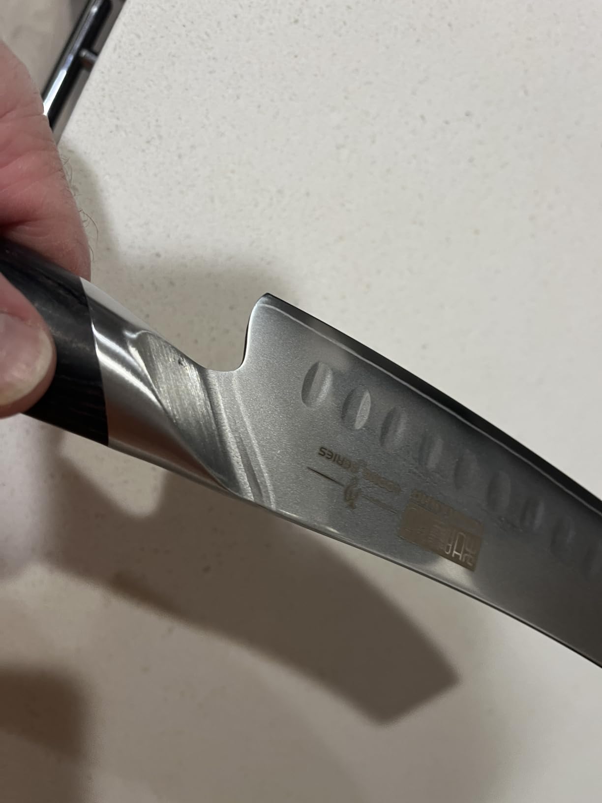 HOSHANHO 3.75 inch Paring Knife, Japanese High Carbon Stainless Steel Small Kitchen Knives, Ultra Sharp Fruit Knife with Ergonomic Pakkawood Handle customer photo 2
