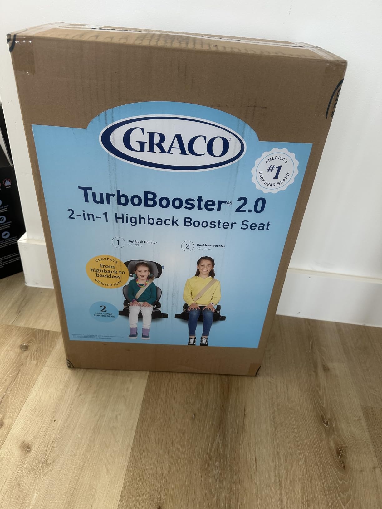 Graco TurboBooster 2.0 LX Highback Booster Seat with Latch System Gannon; Infant to Toddler Transition car seat Safe & Comfortable customer photo 1