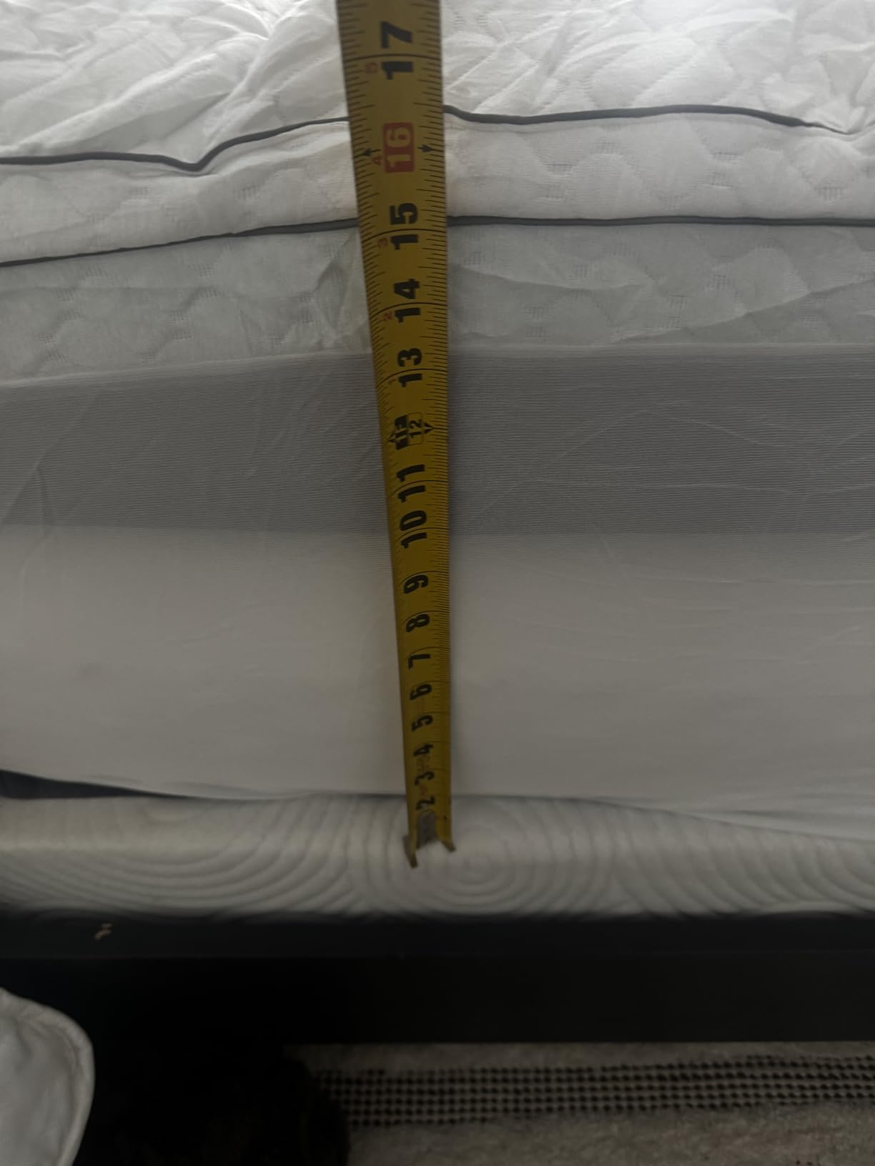 Dual Layer 3 Inch Memory Foam Mattress Topper Queen Size, 2 Inch Cooling Gel Memory Foam Plus 1 Inch Pillow Top Mattress Pad Cover, with 8-21 Inch Deep Pocket customer photo 1