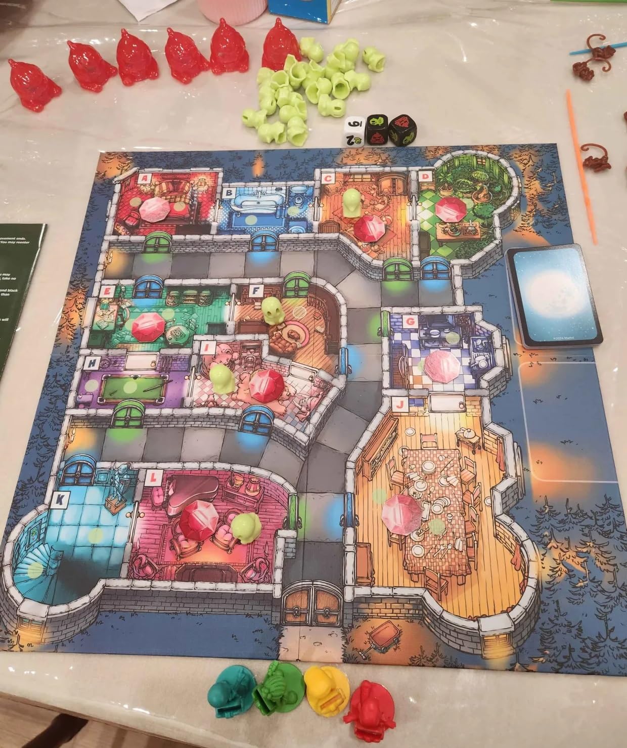 Mattel Games Ghost Fightin' Treasure Hunters Anniversary Edition Board Game, Cooperative Family Game with Two Ways to Play customer photo 2