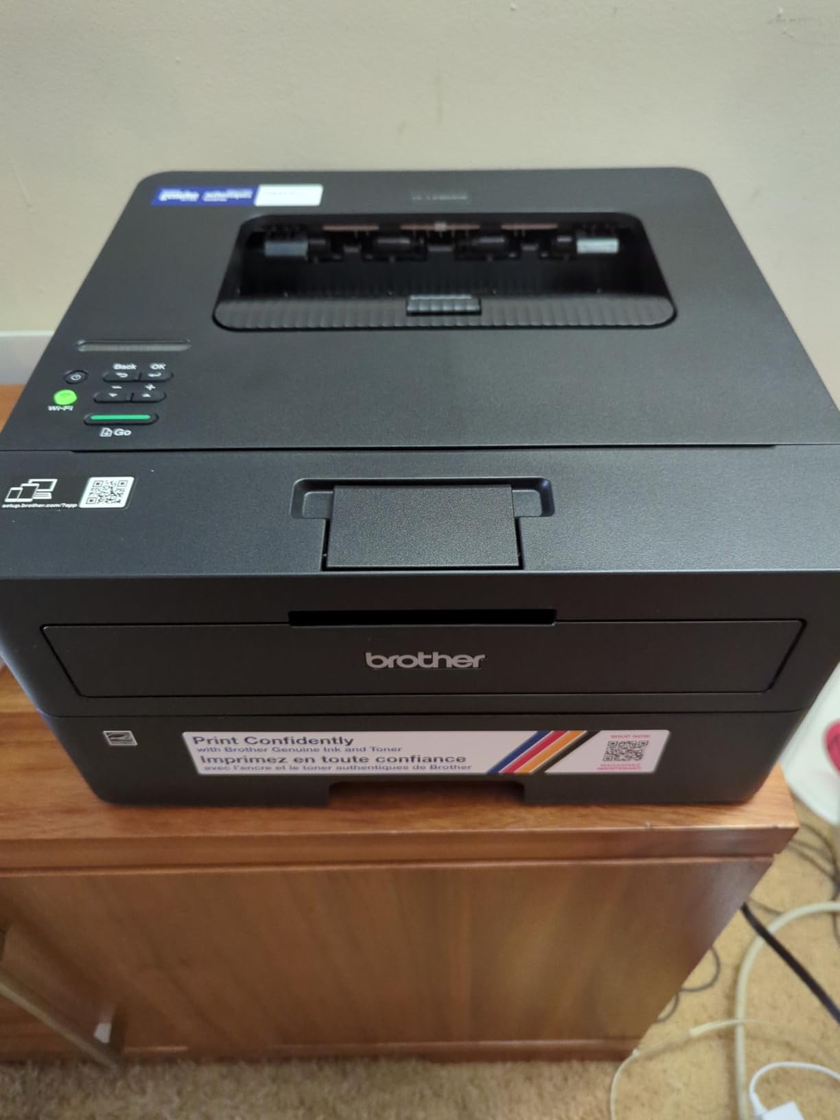 Brother HL-L2460DW Wireless Compact Monochrome Laser Printer with Duplex, Mobile Printing, Black & White Output | Includes Refresh Subscription Trial(1), Works with Alexa | Compact Wireless Monochrome Laser, Automatic Duplex, Ethernet and USB and WI-FI, Mobile Printing, Starter Toner ~700 Pages customer photo 2