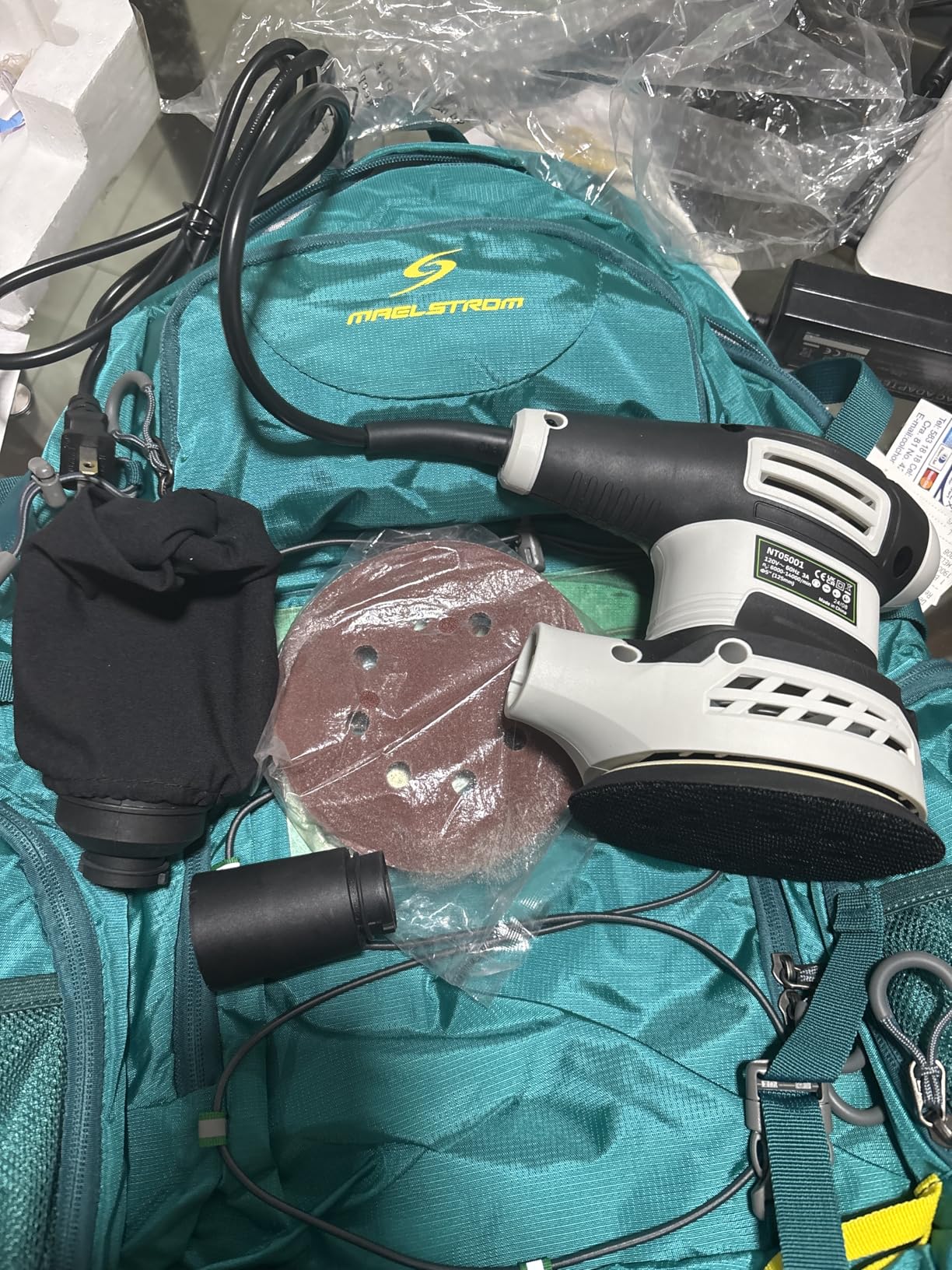 NARBELL Orbital Sander 3.0AMP(360W), 14000RPM Random Orbit Sander Tool with 6 Variable Speeds customer photo 1