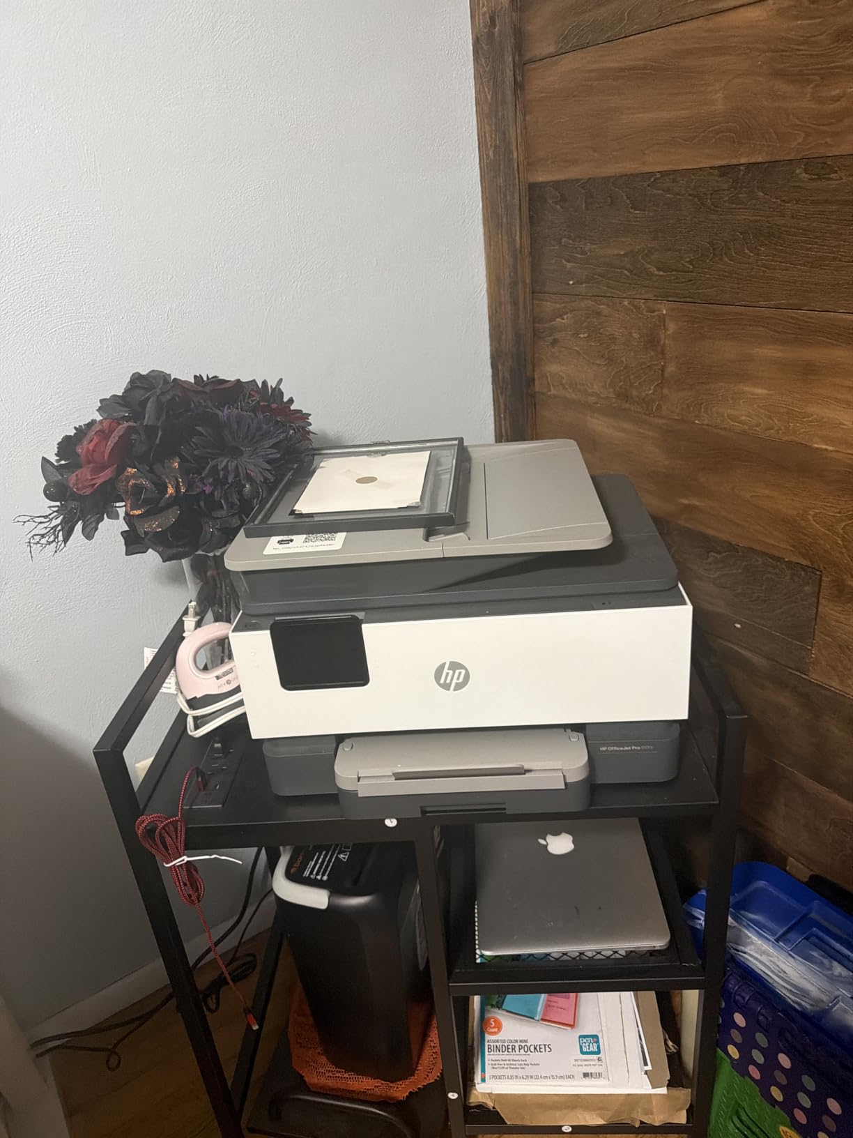 HP OfficeJet Pro 8125e Wireless All-in-One Color Inkjet Printer, Print, scan, Copy, ADF, Duplex Printing Best-for-Home Office, 3 Month Instant Ink Trial Included, AI-Enabled (405T6A) customer photo 1