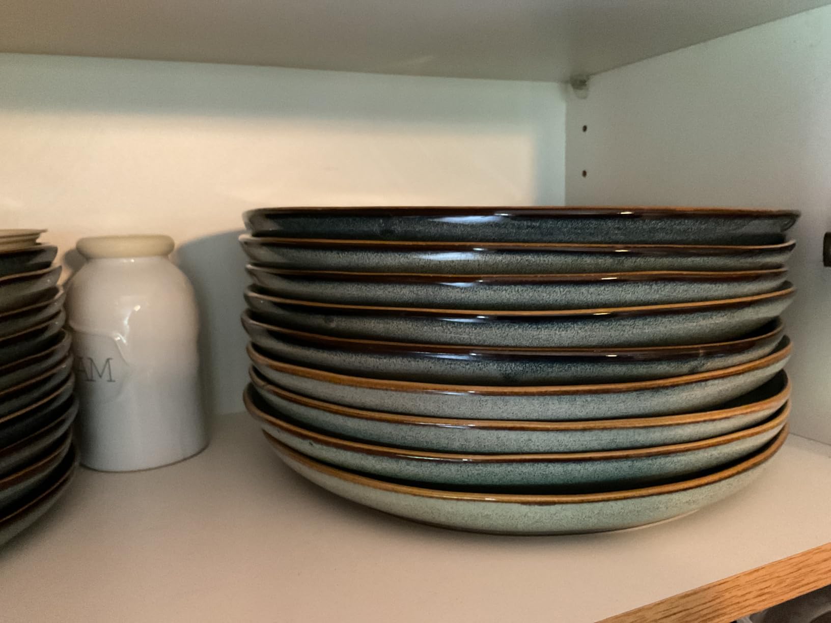 AmorArc Ceramic Dinnerware Sets for 8, 24Pcs Plates and Bowls Sets Dishes | Stoneware Handmade Reactive Glaze Dinner Set, Highly Scratch Resistant | Dishwasher & Microwave Safe Dishware customer photo 2