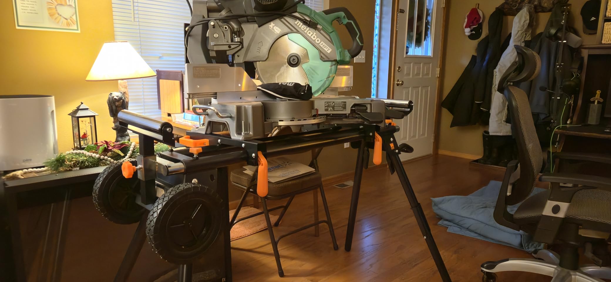 Metabo HPT 12-Inch Dual Bevel Sliding Miter Saw, C12RSH3 | Precision Angles, 9 Detent Stops, Xact Cut Shadow Line, 4000 RPM No-Load Speed, 45 Left and Right Range customer photo 2
