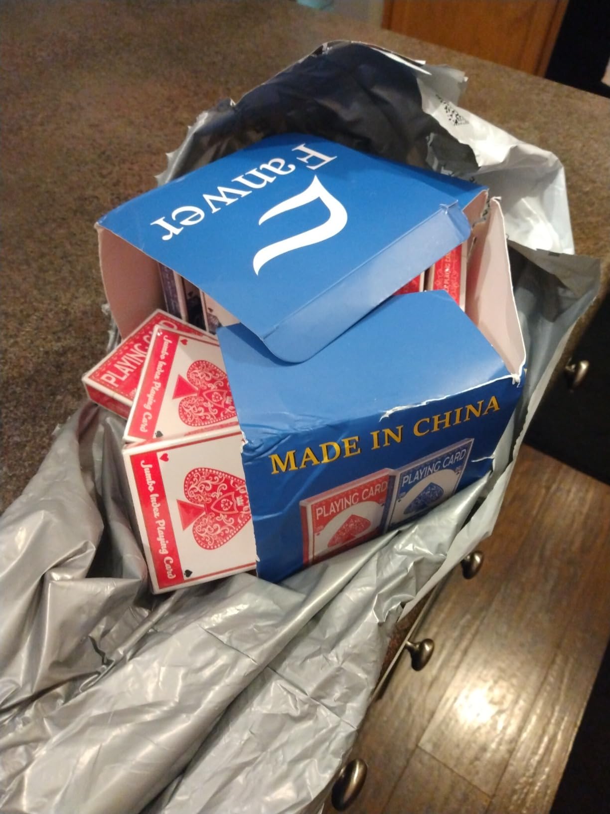 Fanwer Large Print Playing Cards 6 Pack, Deck of Cards for Seniors, Vision Impaired, Low Vision Crowd, Poker Playing Cards for Blackjack, Euchre, Canasta Cards Game, Jumbo Index customer photo 2
