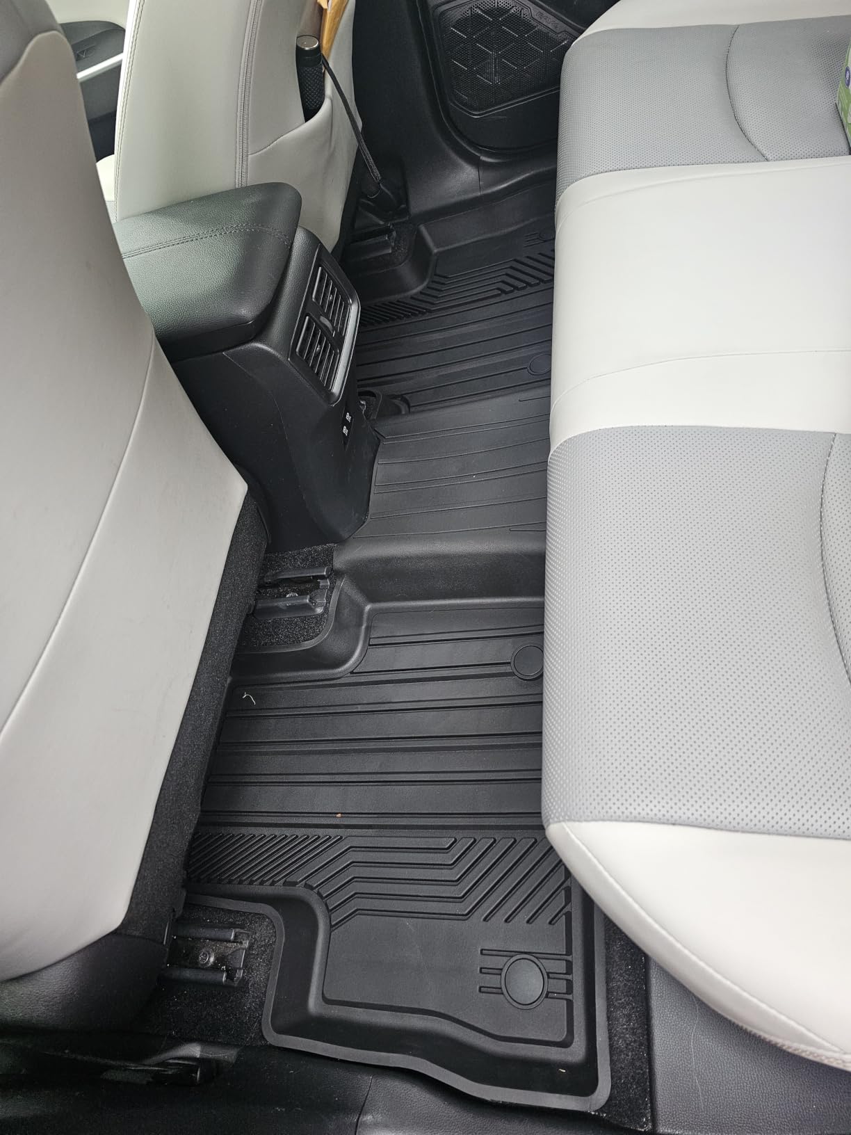 LASFIT Floor Mats&Trunk Mat for Toyota Camry 2025-2026 Hybrid/LE/SE/XLE/XSE, All Weather Custom Fit TPE Floor Liners for Camry 2025 Front & Rear Full Set Car Mats, Black. customer photo 1