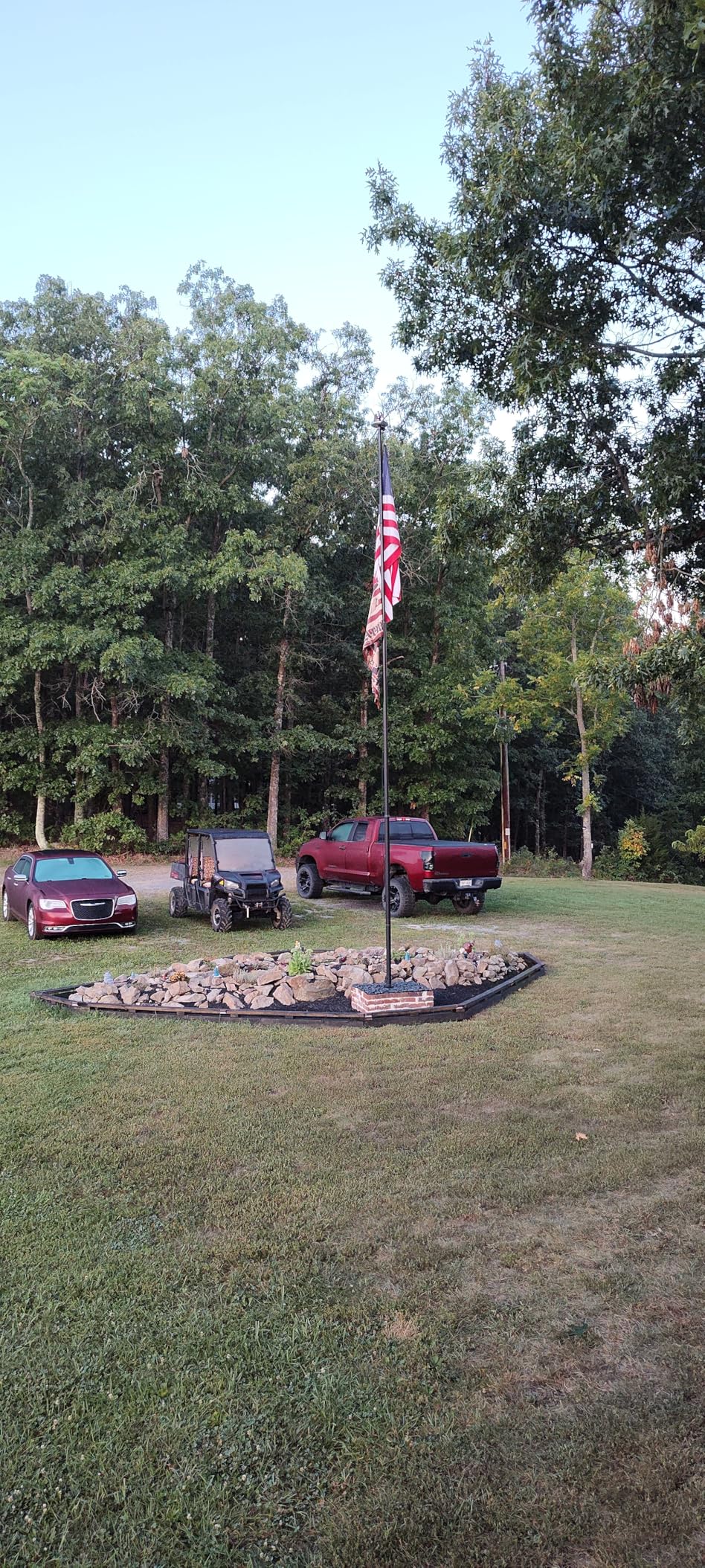 25 FT Heavy Duty Flag Pole 120MPH Wind Test 11 Gauge with Solar Light | 45K PSI & 95 HBW Hard Aerospace Aluminum Flagpole for Outside House, In-Ground Flagpole Kit customer photo 2