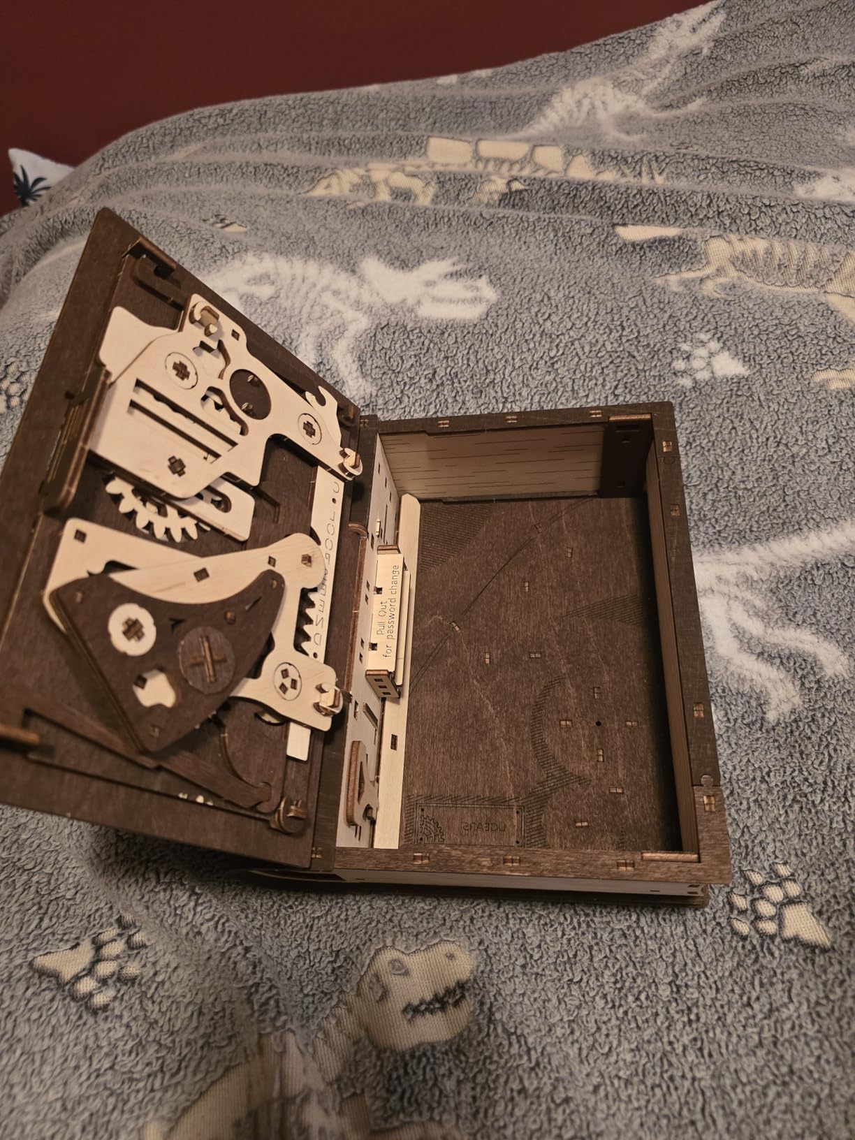 UGEARS Book of Secrets 3D Wooden Puzzles for Adults - Mechanical 3D Puzzle Model Kit - Brain Teaser Puzzles for Adults, DIY Adult Craft Model Building Kits, Wood Puzzle Box, Gift Hobby Set customer photo 2