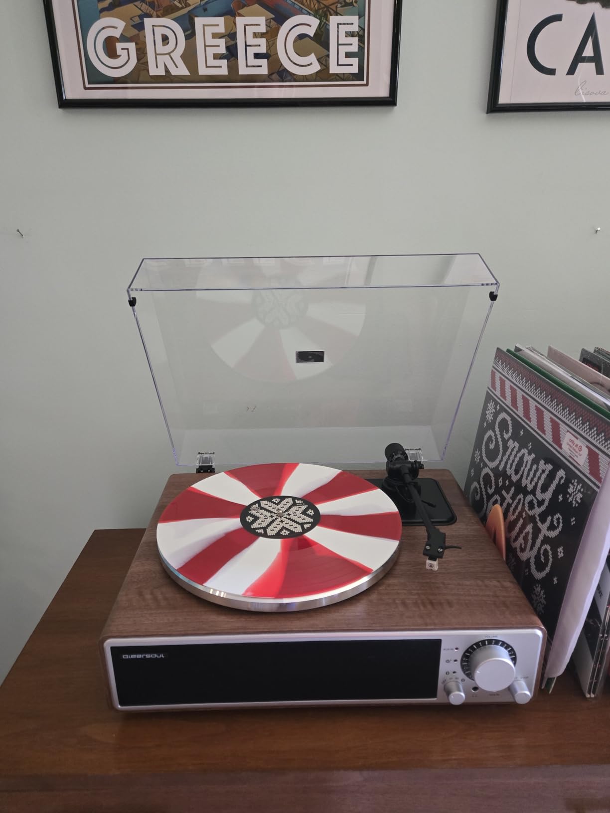 ONE-Q All-in-one Vinyl Record Player with Bluetooth 5.4 HiFi Turntable Built-in Speakers customer photo 2