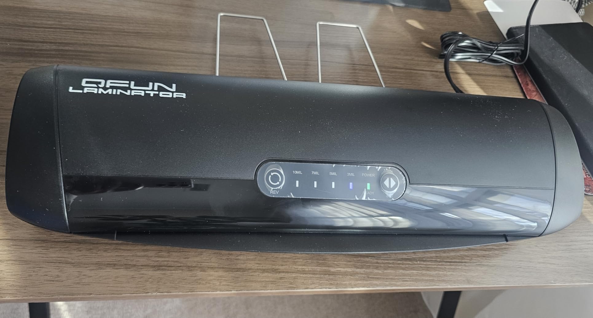 3-10 Mil Commercial Laminator Machine with 4-Roller Jam-Free System customer photo 2