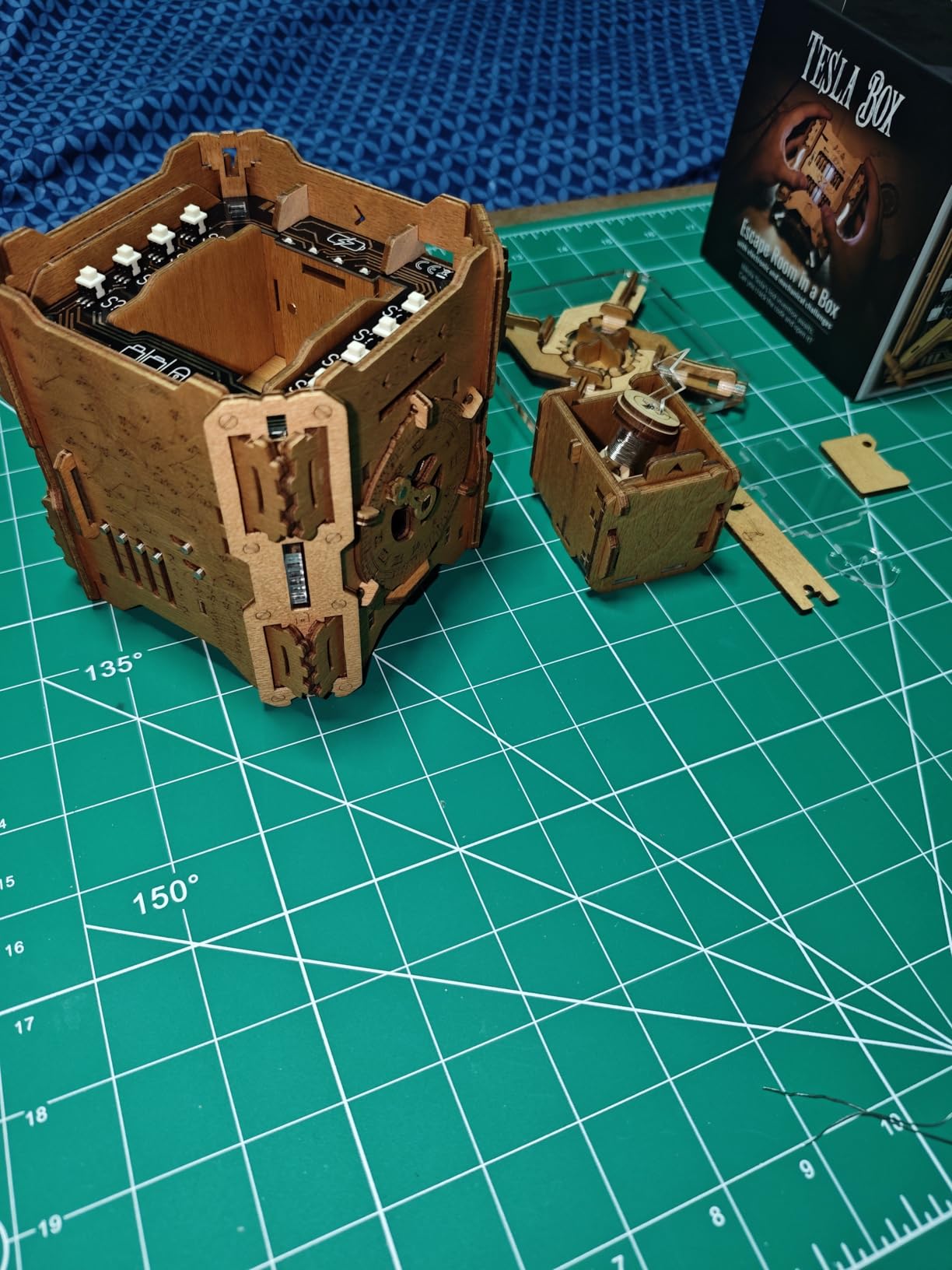 Puzzle Potato Tesla Box - Electronic Puzzle Box - Escape Room Game in a Box - Brain Teaser - 3D Wooden Puzzle for Adults - Money Puzzle Box for Cash Gift - Birthday GiftBox MoneyBox customer photo 2