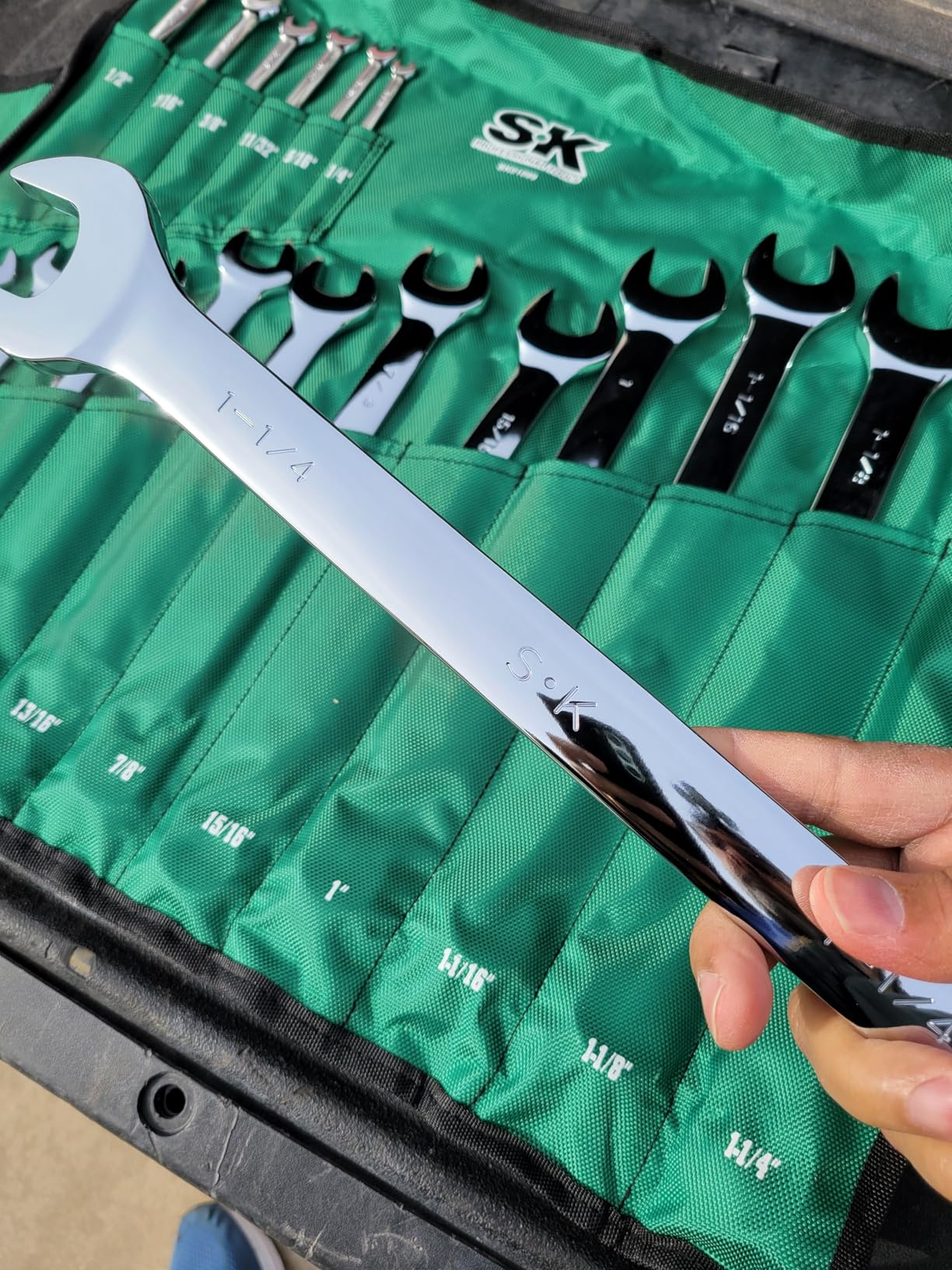 SK Combination Wrench Set, SAE 1/4