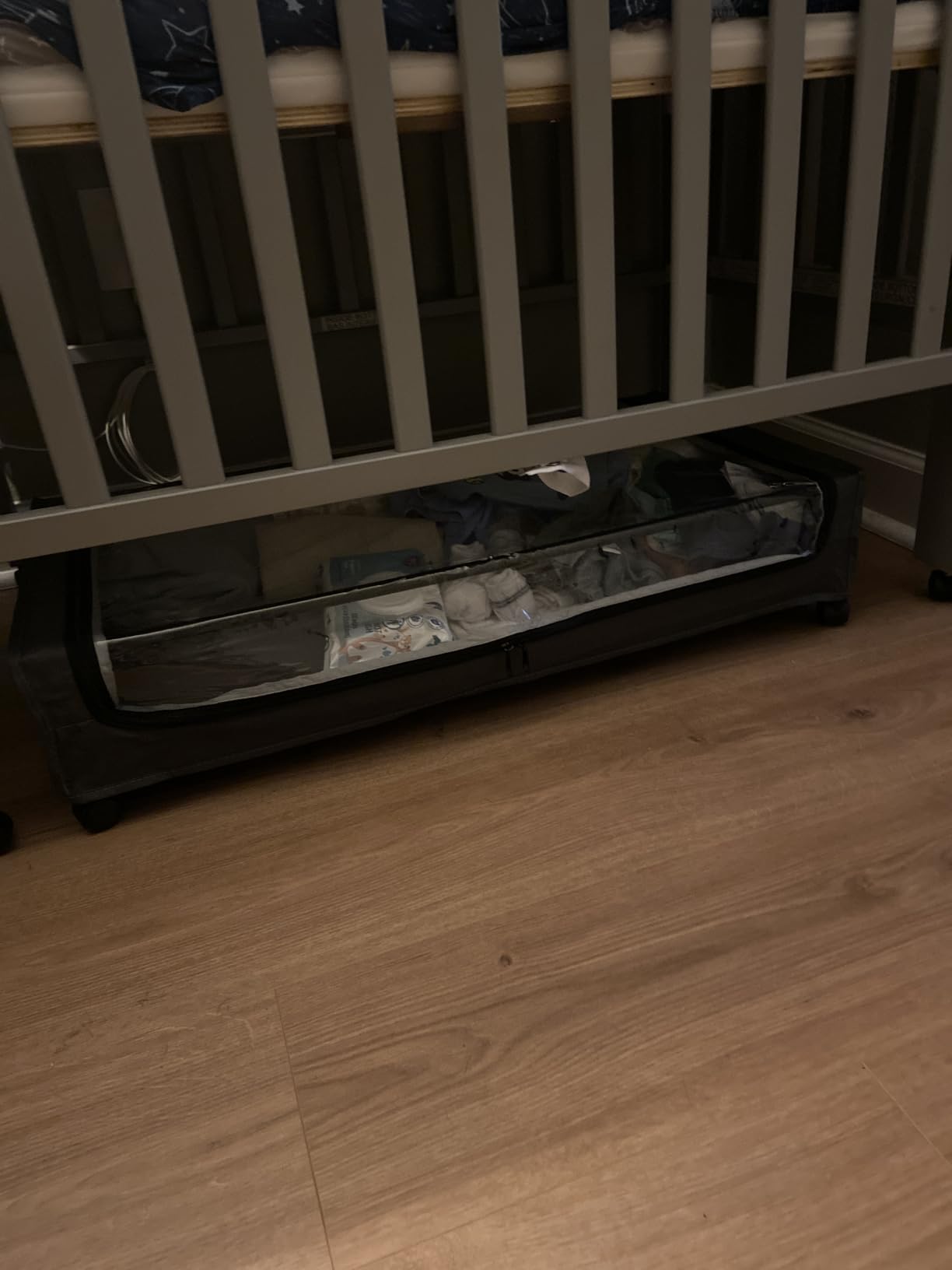 SpaceHacks Under Bed Storage with Wheels 2Pack Storage Containers with Clear Window&Label Under Bed Drawers Rolling Under Bed Storage for Clothes,Shoes, Blankets customer photo 2
