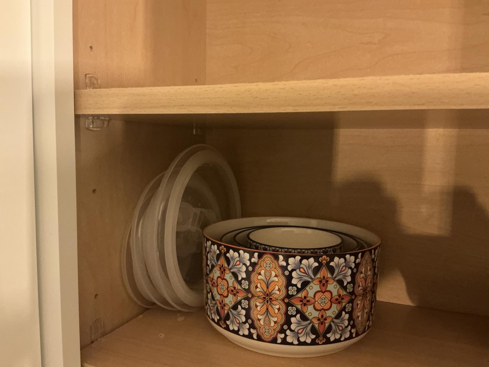 vancasso SIMI Serving Bowls with Lids, Ceramic Mixing Bowls Set of 4, Boho | Nesting Bowls for Food Storage, Prep, Stackable Bohemian Bowls, Dishwasher & Microwave Safe Gift Set, 60/36/20/10 OZ customer photo 1