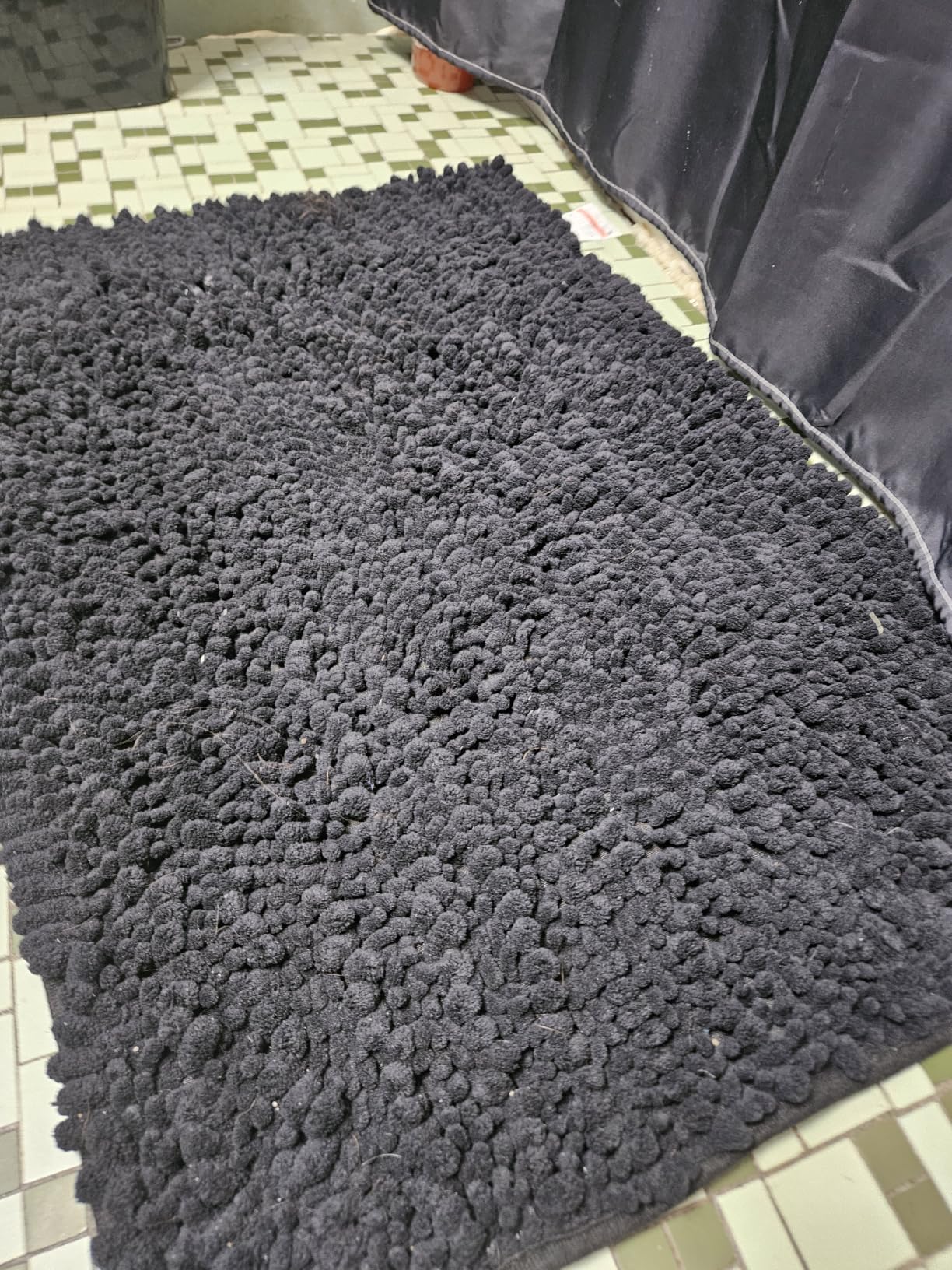 Smiry Bathroom Rugs 30X20, Extra Soft Rubber Backing Chenille Bath Mats, Grey, Machine Washable Non Slip Quick Dry Bath Mats for Bathroom Floor, Tub, Shower, Home Decor Accessories customer photo 1