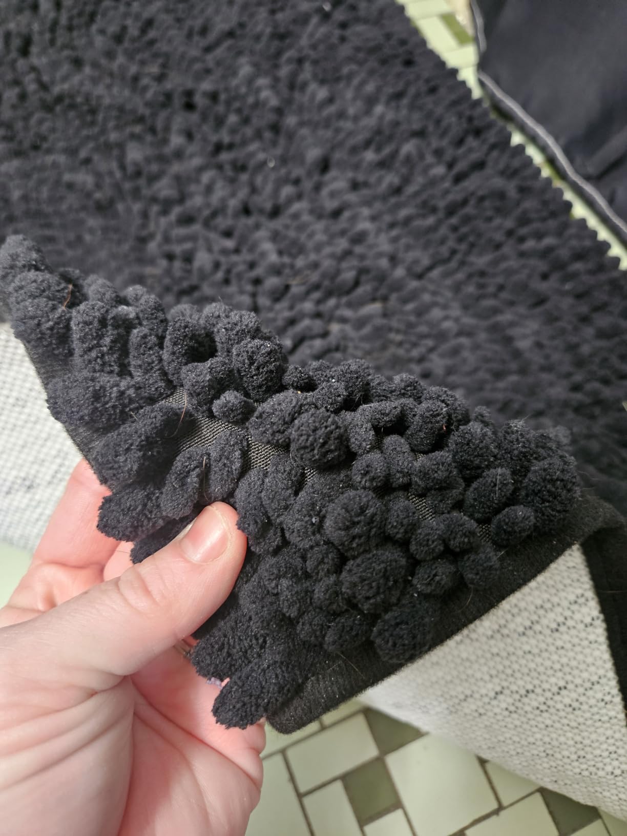 Smiry Bathroom Rugs 30X20, Extra Soft Rubber Backing Chenille Bath Mats, Grey, Machine Washable Non Slip Quick Dry Bath Mats for Bathroom Floor, Tub, Shower, Home Decor Accessories customer photo 2