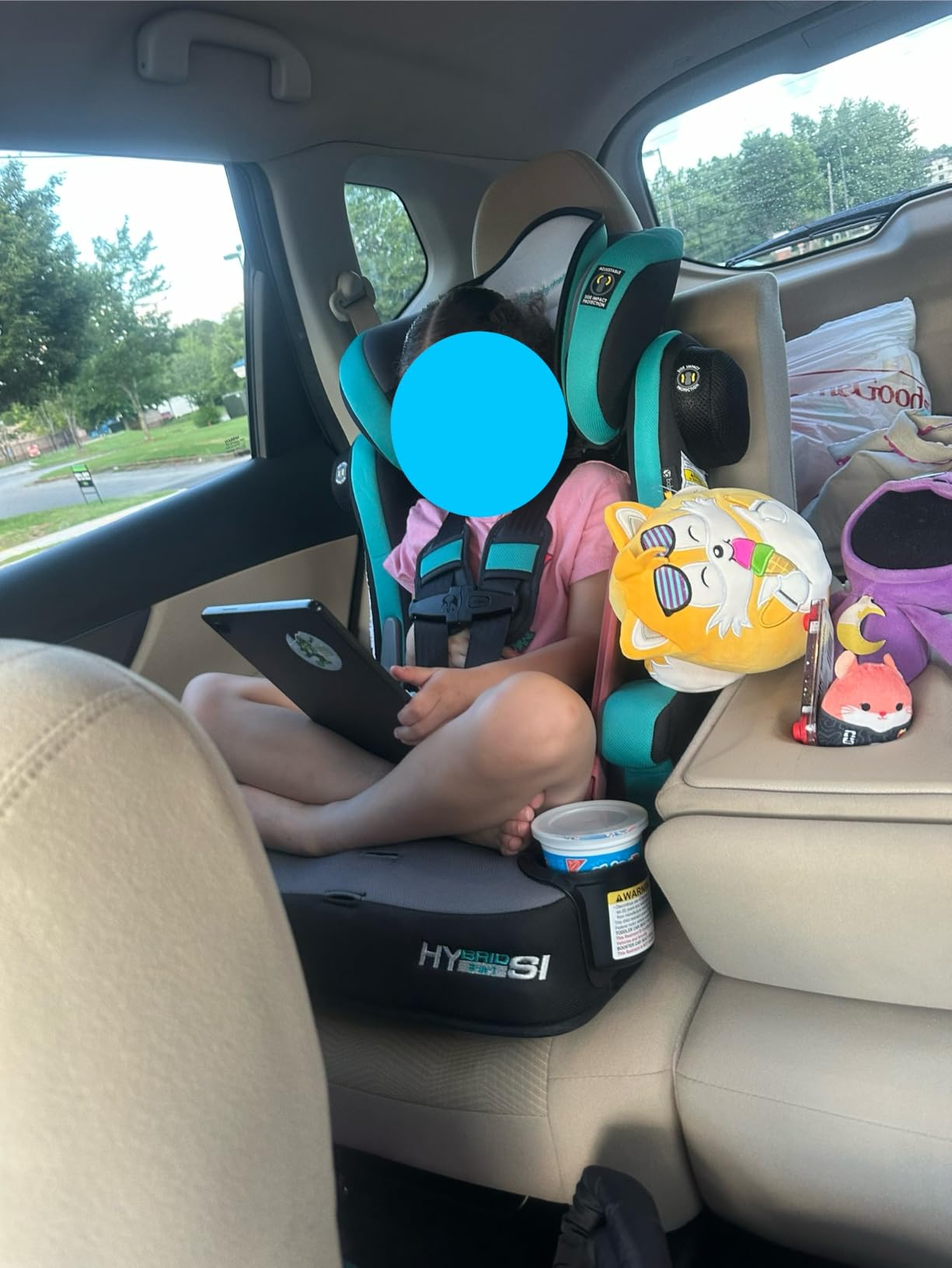 Baby Trend Hybrid SI 3-in-1 Combination Booster Seat, Hoboken Teal - Side-Impact Protection, 3-Stage Growth Design, Adjustable Headrest, Cushioned Comfort customer photo 1