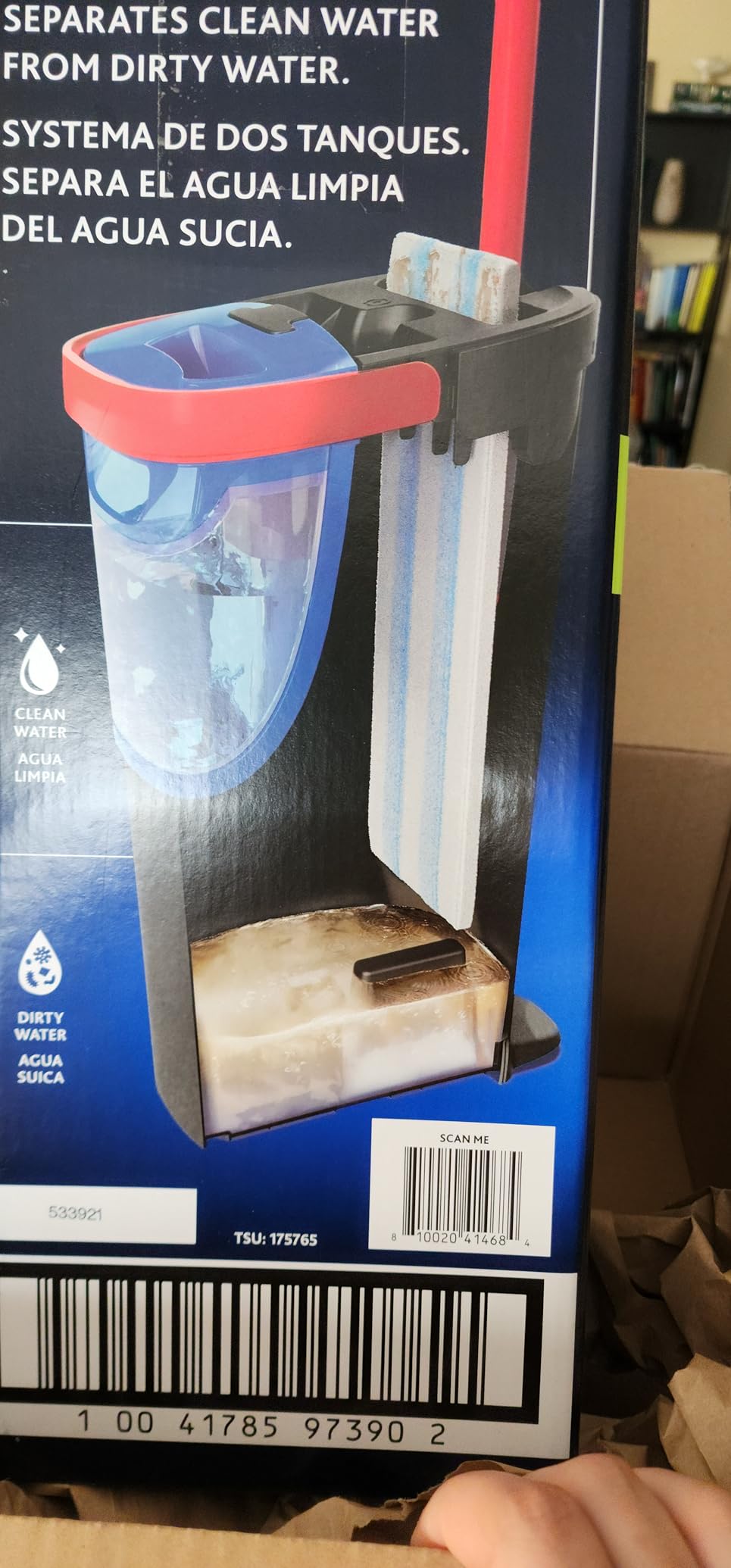 O-Cedar H2prO Flat Mop System | Quick Everyday Cleaning | Dual-Tank Fresh Water System | Machine Washable Reusable Microfiber Mop Pad | Safe on Hardwood, Tile & Vinyl Floors customer photo 2