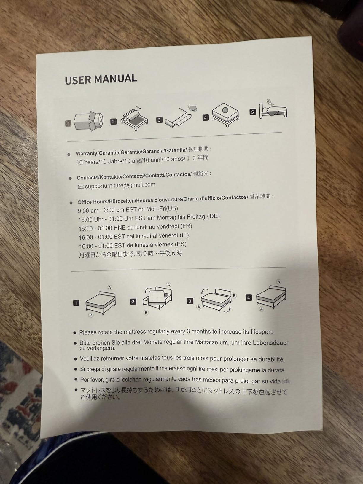 Novilla Queen Size Mattress 10 Inch, Queen Mattress in a Box HybridPocket Innerspring with Foam Layer for Motion Isolation & Pressure Relief, Soft Feel but Supportive, CertiPUR-US customer photo 1