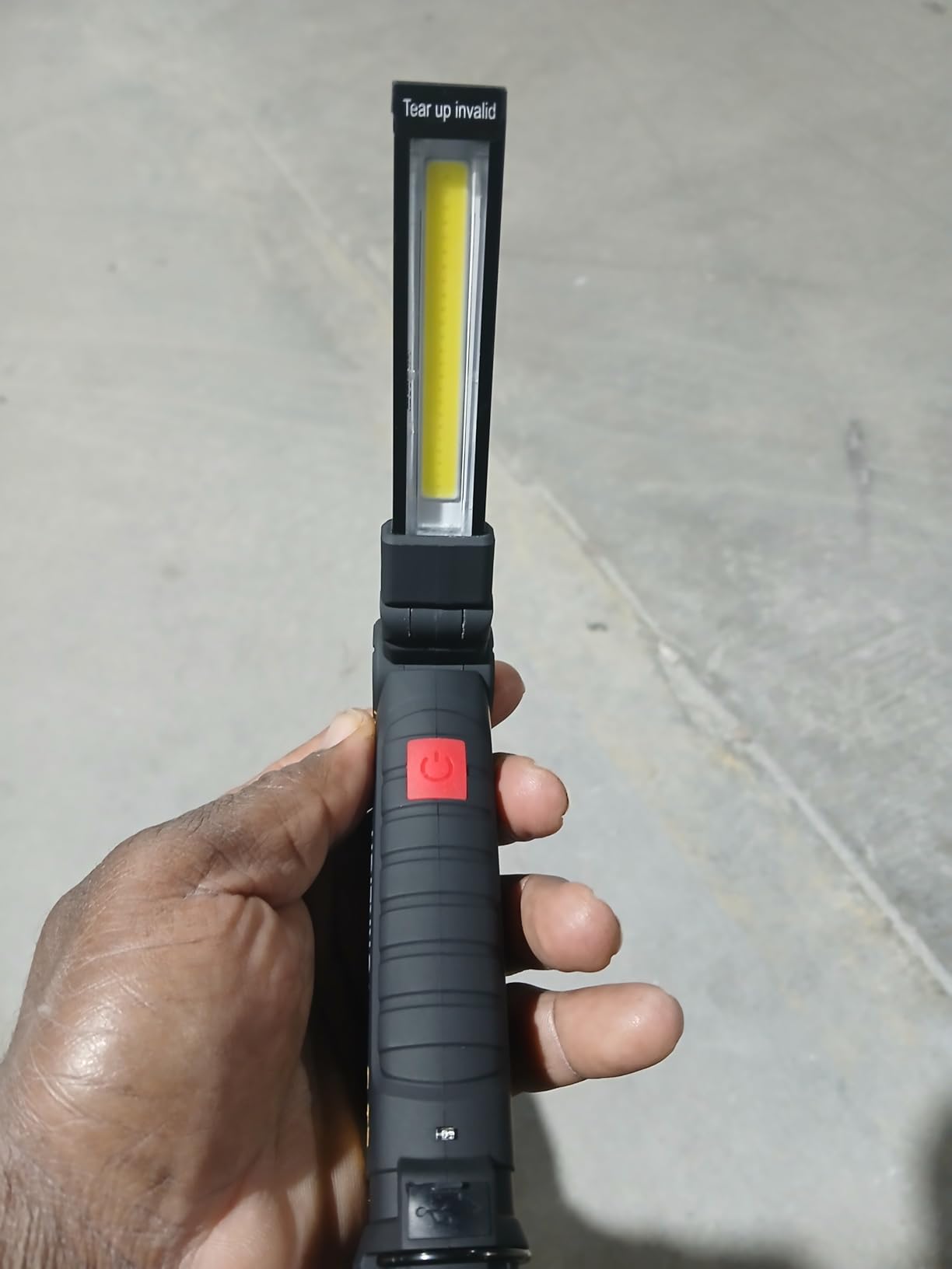 Tool Fathers Day Dad Gifts for Men Him Husband LED Rechargeable Work Light | for Mechanic with Magnetic Base Hook, Grill Light Inspection Flashlight 5 Modes 360° Rotate Car Repair Emergency Birthday customer photo 2