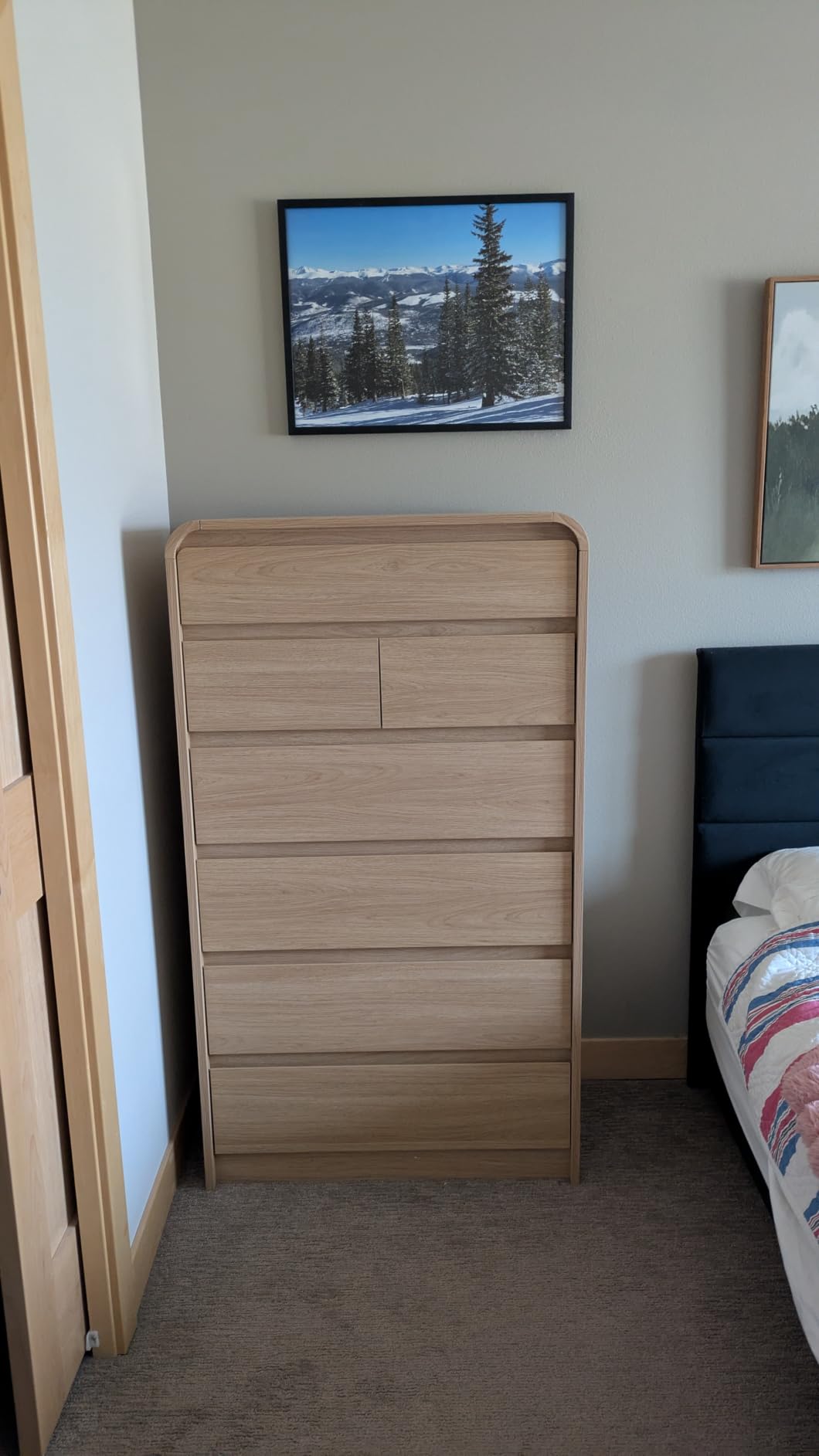 Aitjunz Modern 8 Drawers Dresser for Bedroom, 55