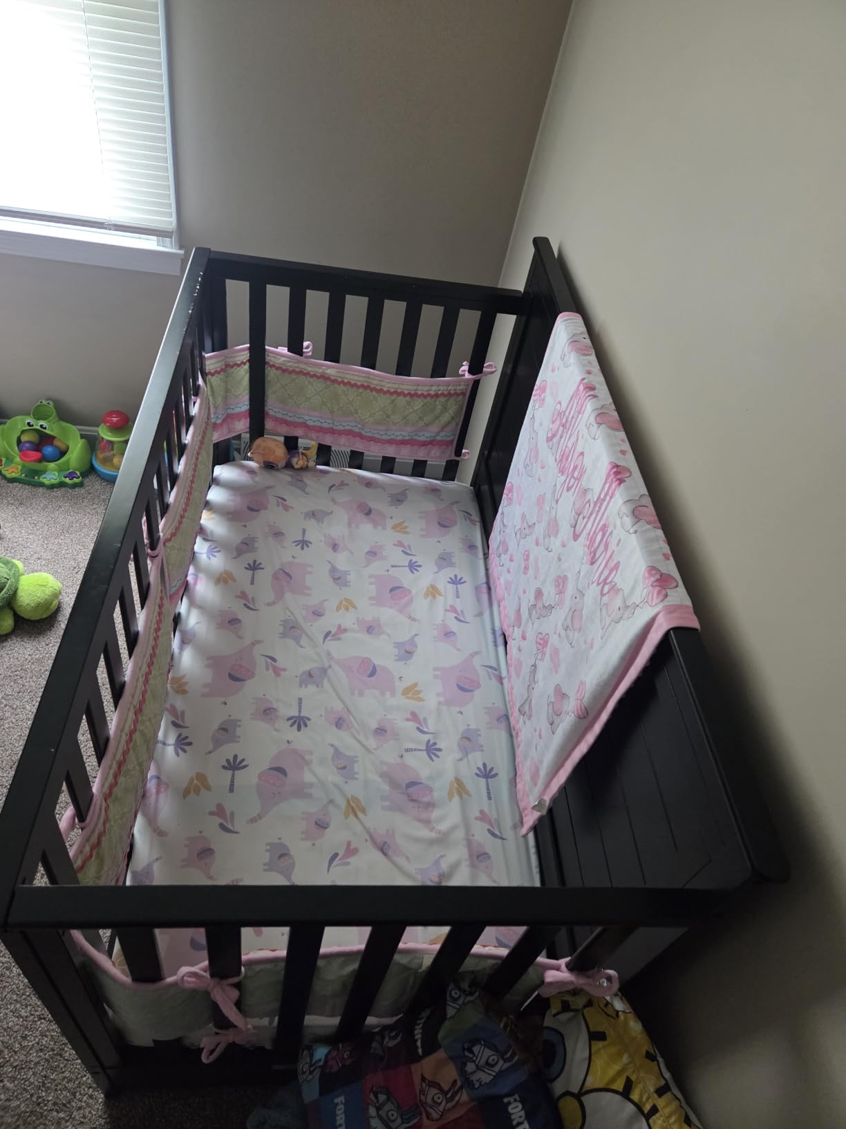 Graco Tristan 5-in-1 Convertible Crib with Drawer, Hazelnut, GREENGUARD Gold Certified, Fits Standard Crib Mattress, Converts to Toddler Bed, Daybed, and Full-Size Bed customer photo 2