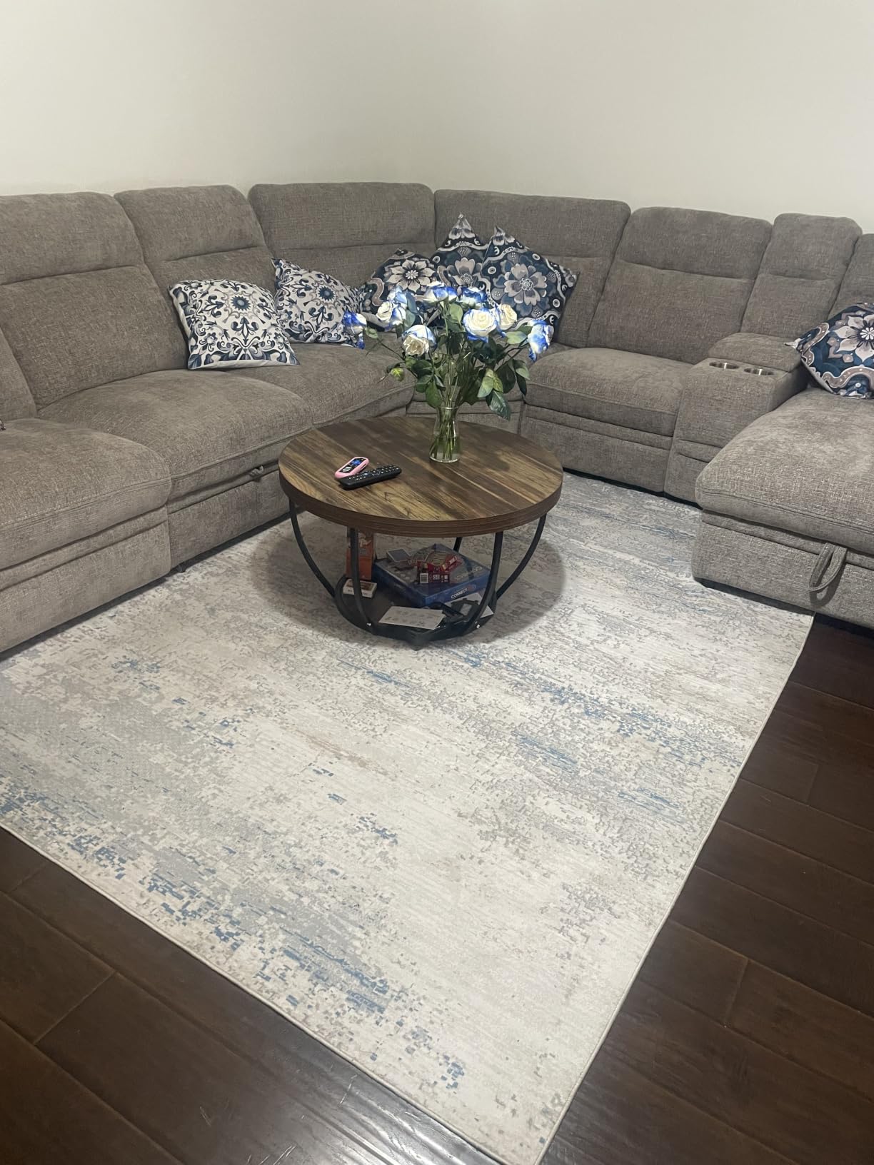 Washable Rugs 8x10 Area Rugs for Living Room,Bedroom,Dining Room,Nursery - Ultra Soft,Low Pile,Machine Washable,Fade Resistant,Non-Slip&Non-Shedding,Modern Abstract Large Carpet customer photo 2