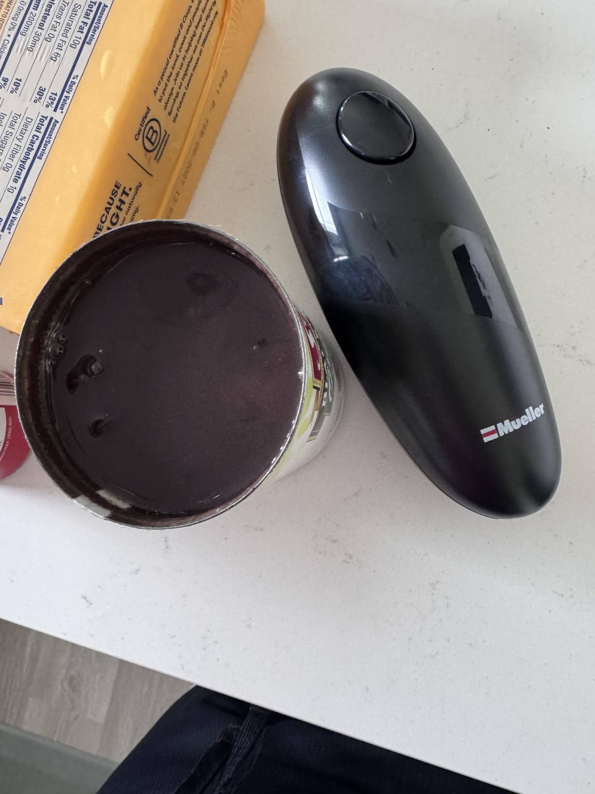 MUELLER HOME SmoothEdge Auto Electric Can Opener, Black | Battery-Operated, One-Touch with Magnet Lid Lifter, Portable Hands-Free Automatic, For Seniors & Arthritis customer photo 1