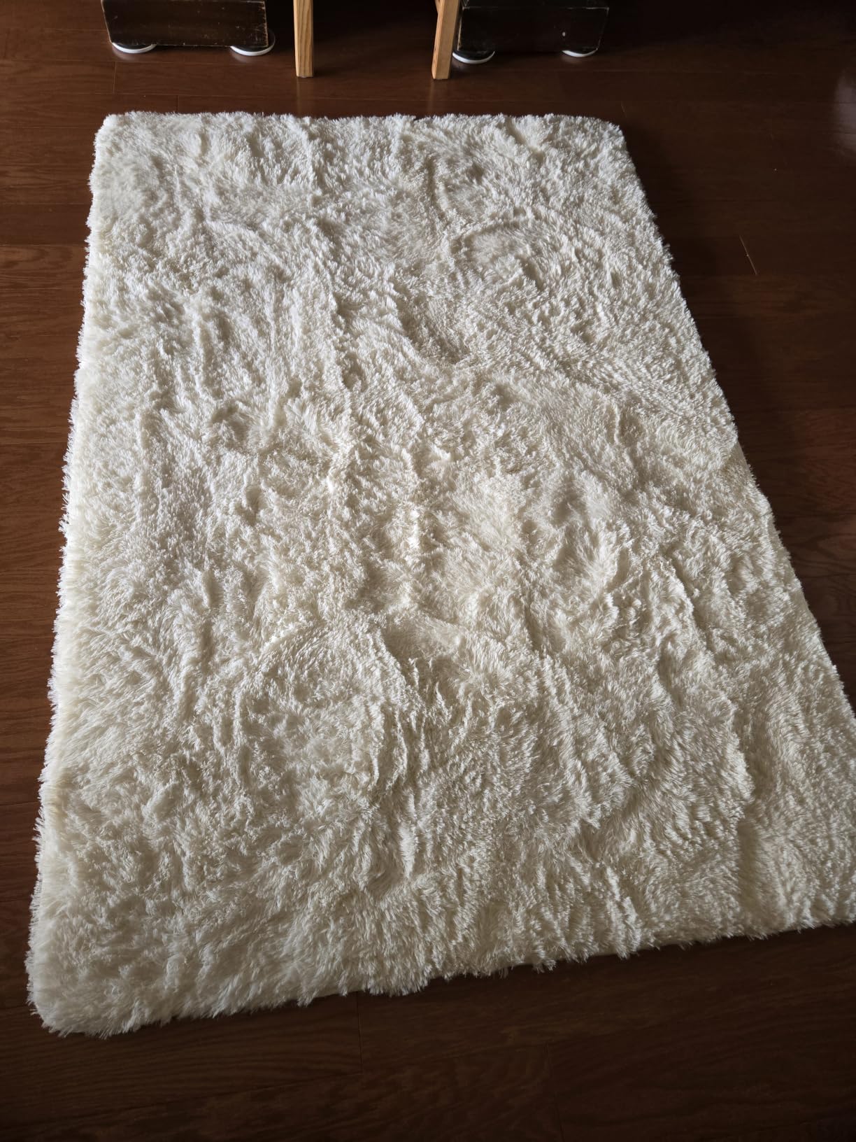 Ophanie 6x9 Area Rugs, Upgrade Non-Slip Fluffy Soft Rugs for Living Room, Large Shag Ivory Fuzzy Plush Rug, Shaggy Big Carpets for Bedroom, Kids Boys Girls Dorm Nursery Decor customer photo 1