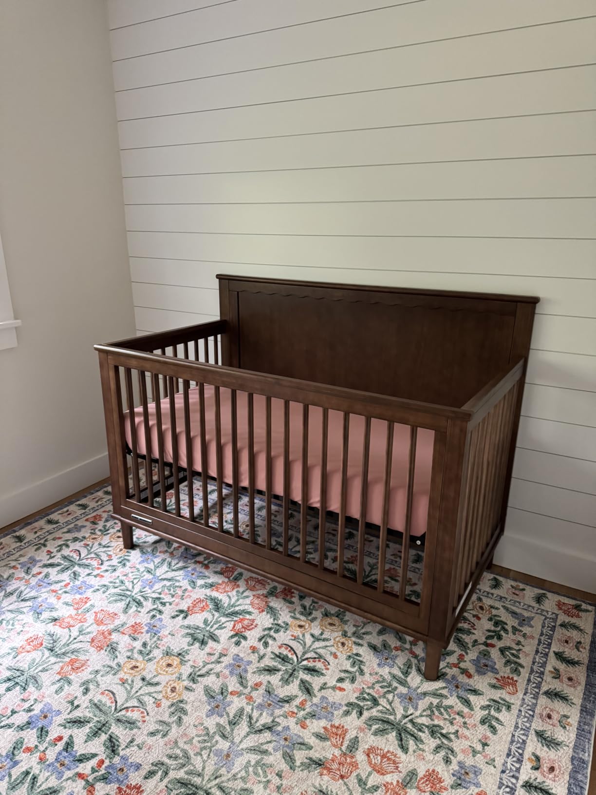 Delta Children Penelope 6-in-1 Convertible Crib - Greenguard Gold Certified, Acorn customer photo 1